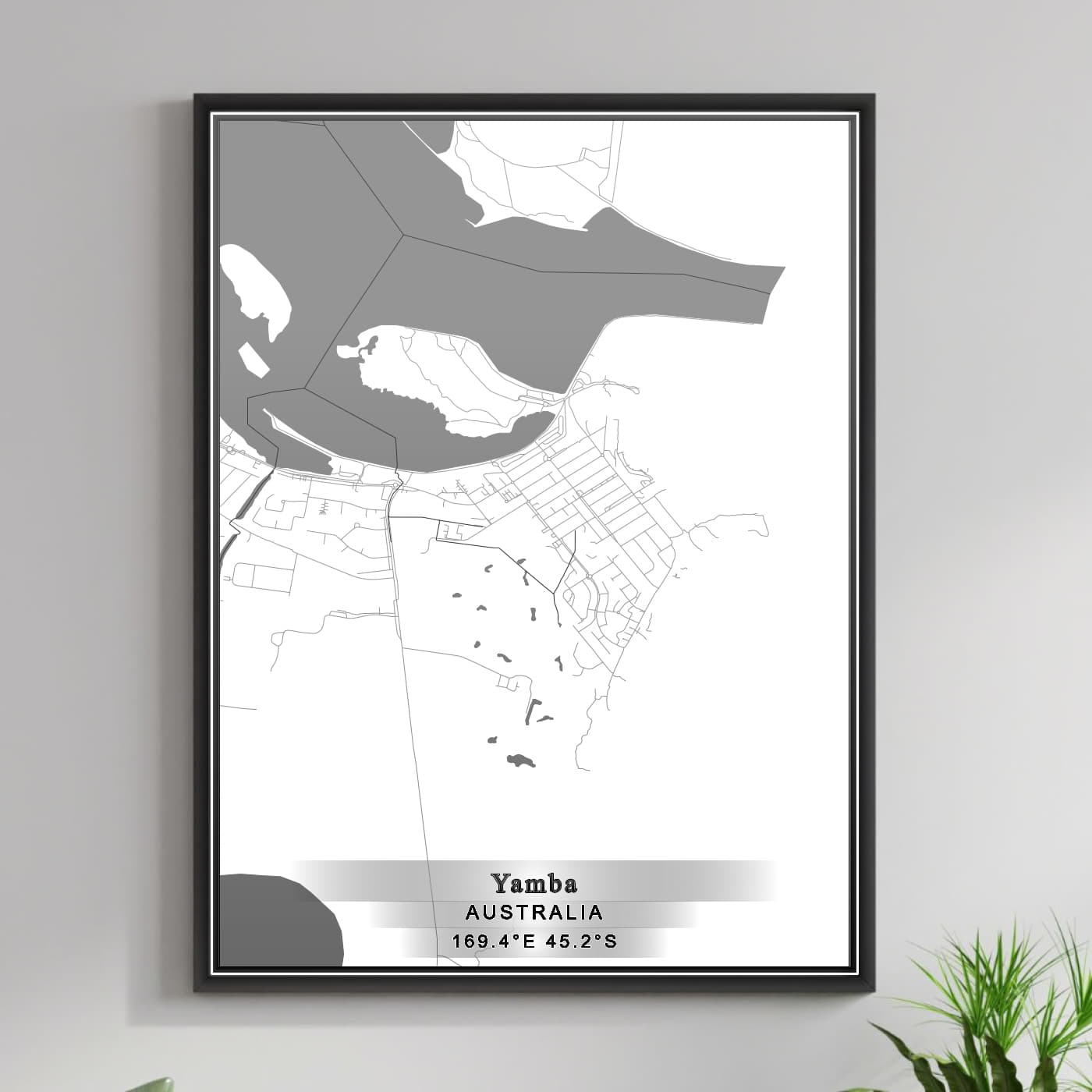 ROAD MAP OF YAMBA, AUSTRALIA BY MAPBAKES