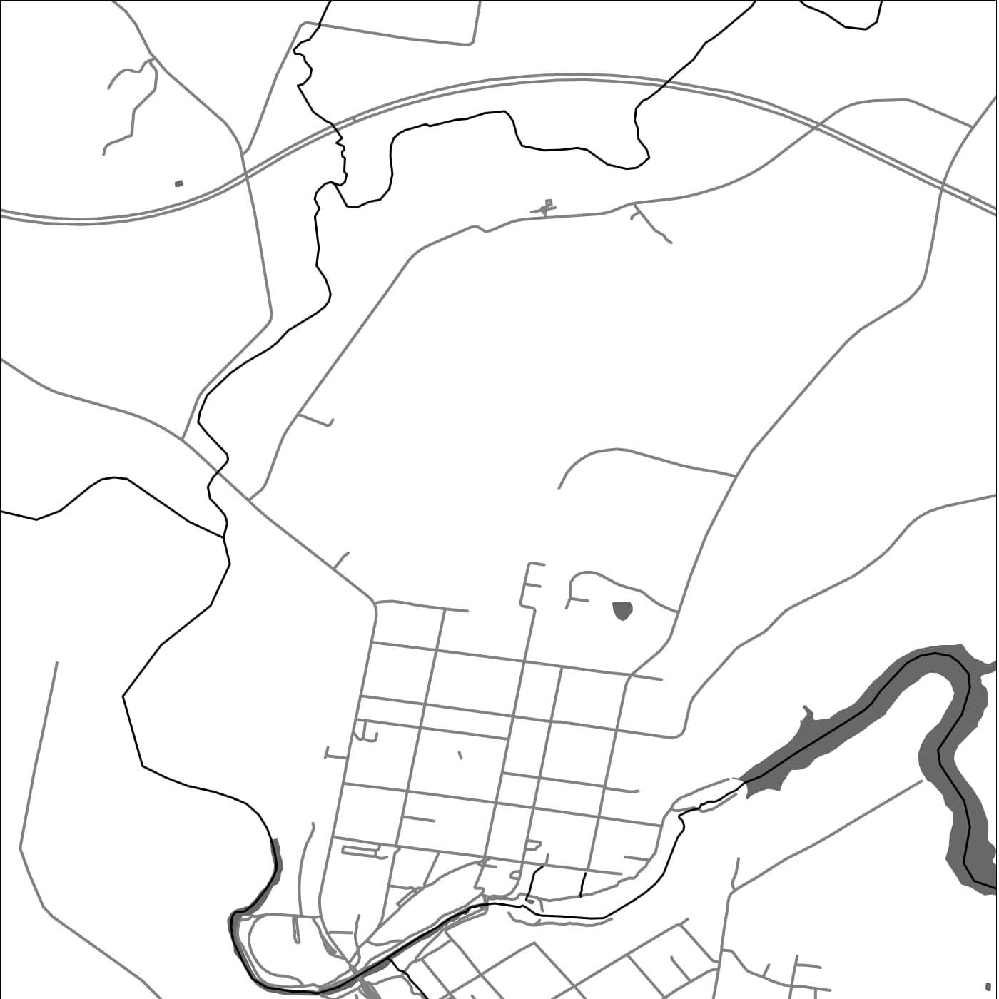 ROAD MAP OF YASS, AUSTRALIA BY MAPBAKES