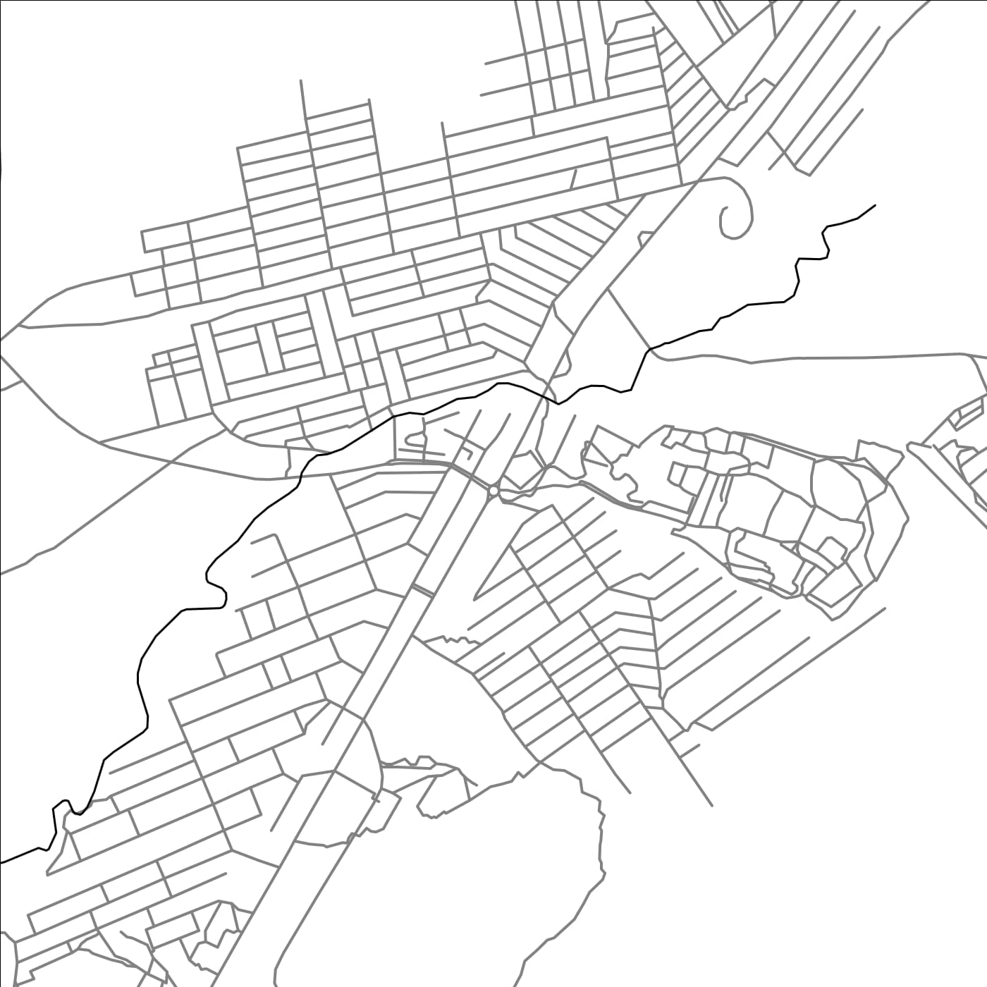 ROAD MAP OF MAIDAN SHAHR, AFGHANISTAN BY MAPBAKES