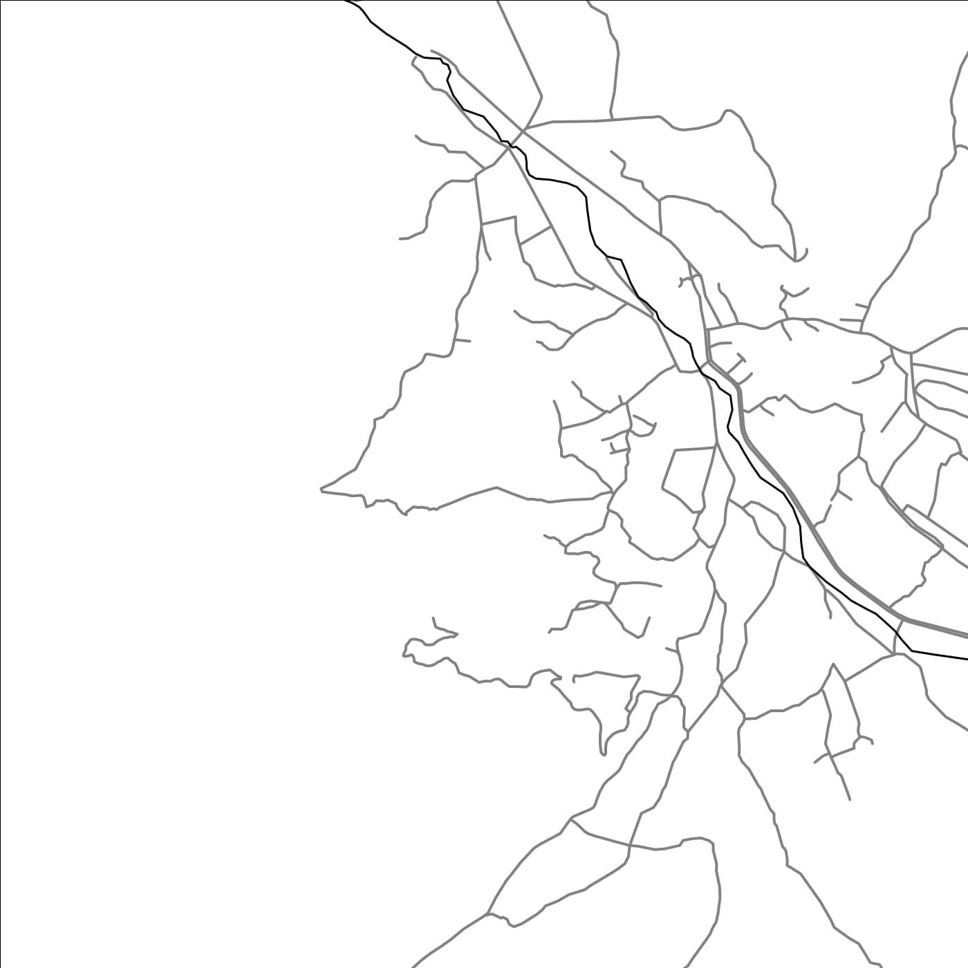 ROAD MAP OF PAGHMAN, AFGHANISTAN BY MAPBAKES
