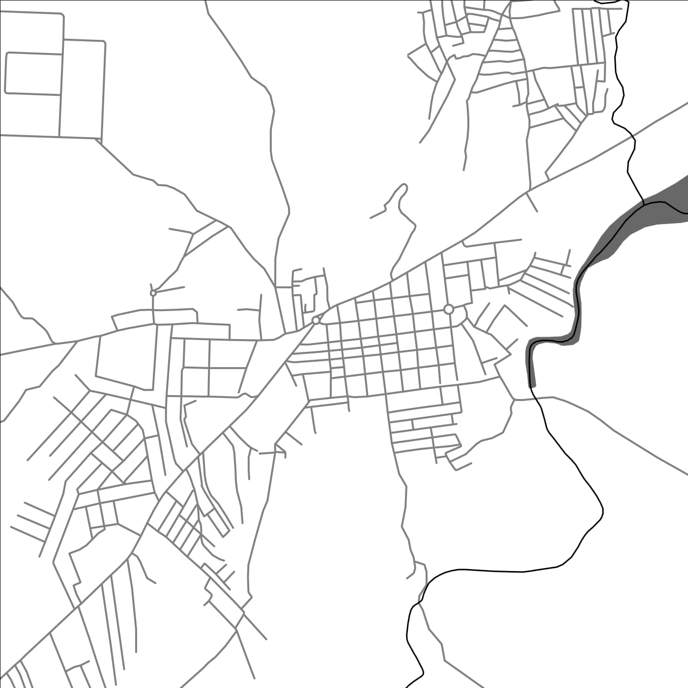 ROAD MAP OF QALATI GHILJI, AFGHANISTAN BY MAPBAKES