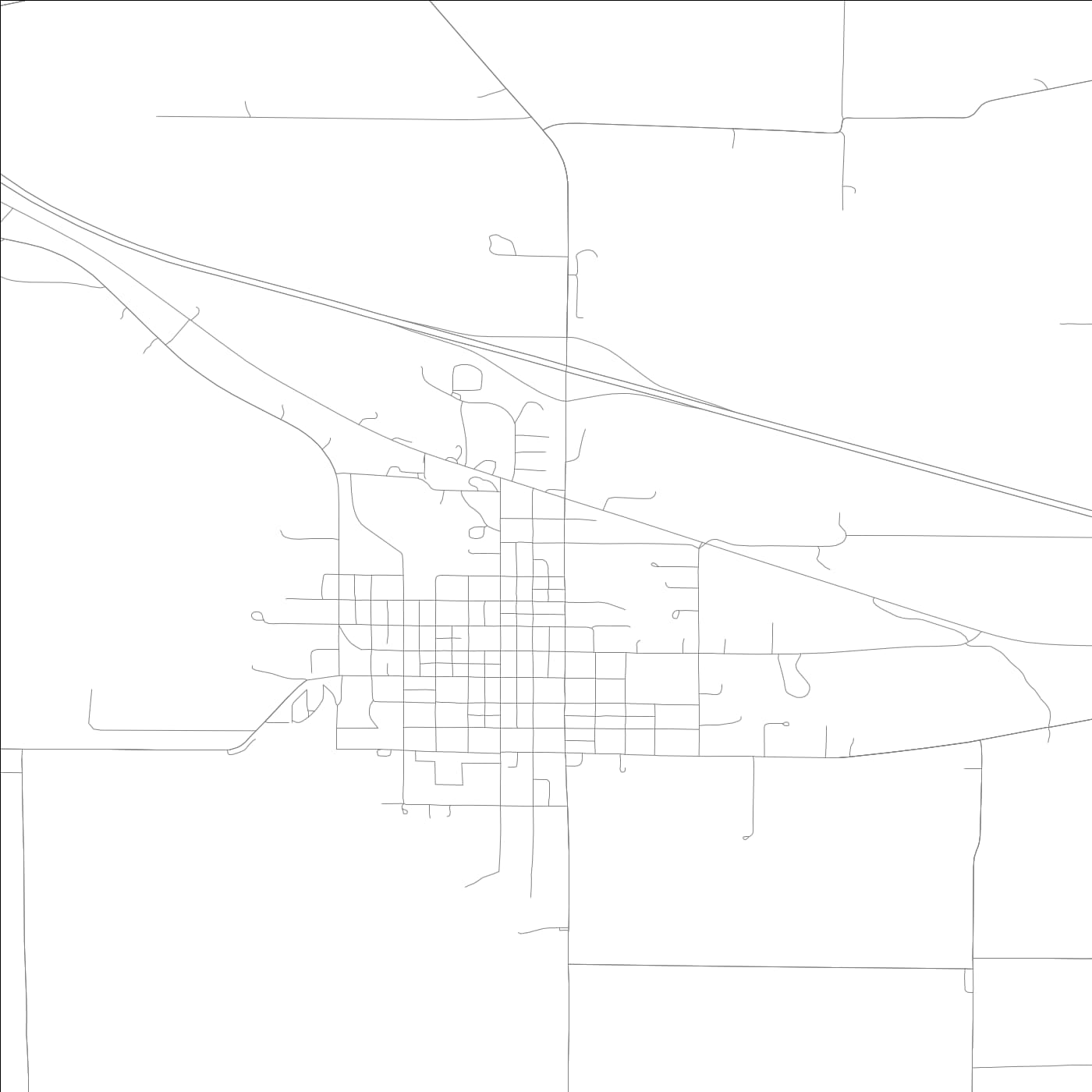 ROAD MAP OF BARRY, ILLINOIS BY MAPBAKES