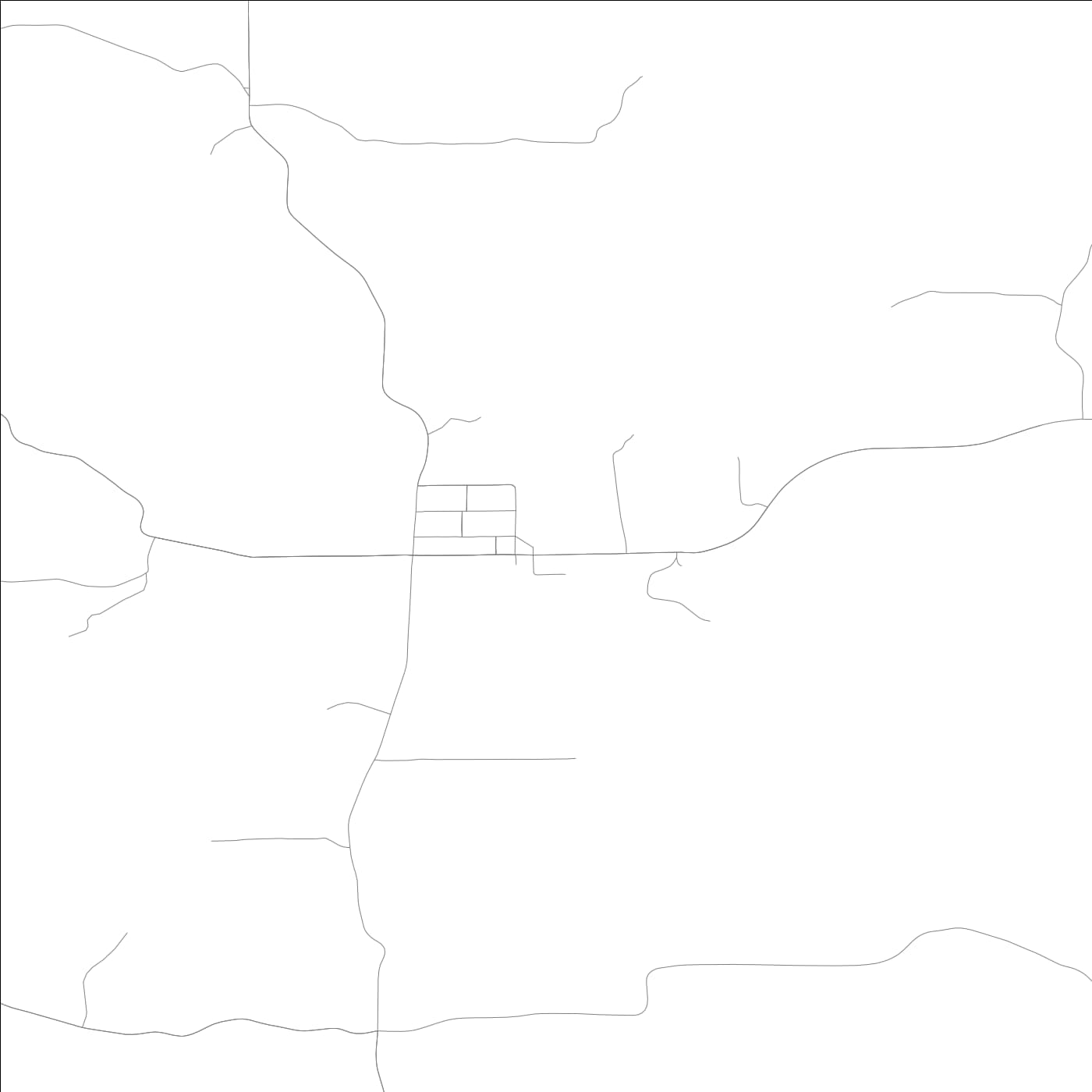 ROAD MAP OF BATCHTOWN, ILLINOIS BY MAPBAKES