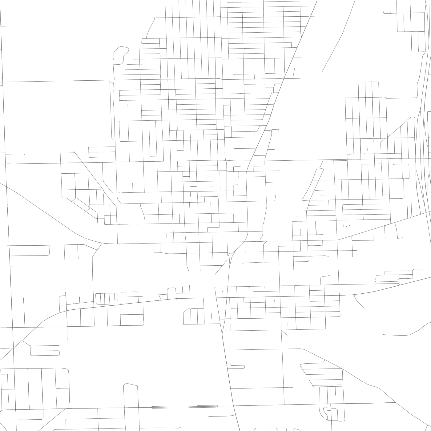 ROAD MAP OF BLUE ISLAND, ILLINOIS BY MAPBAKES