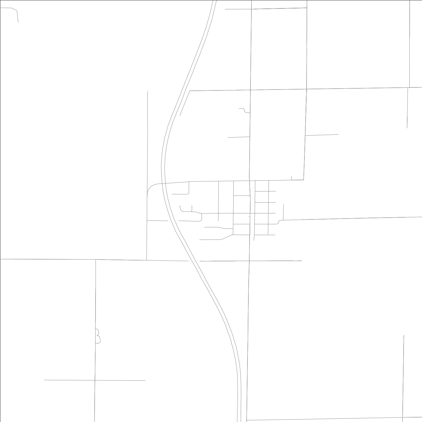ROAD MAP OF BONNIE, ILLINOIS BY MAPBAKES