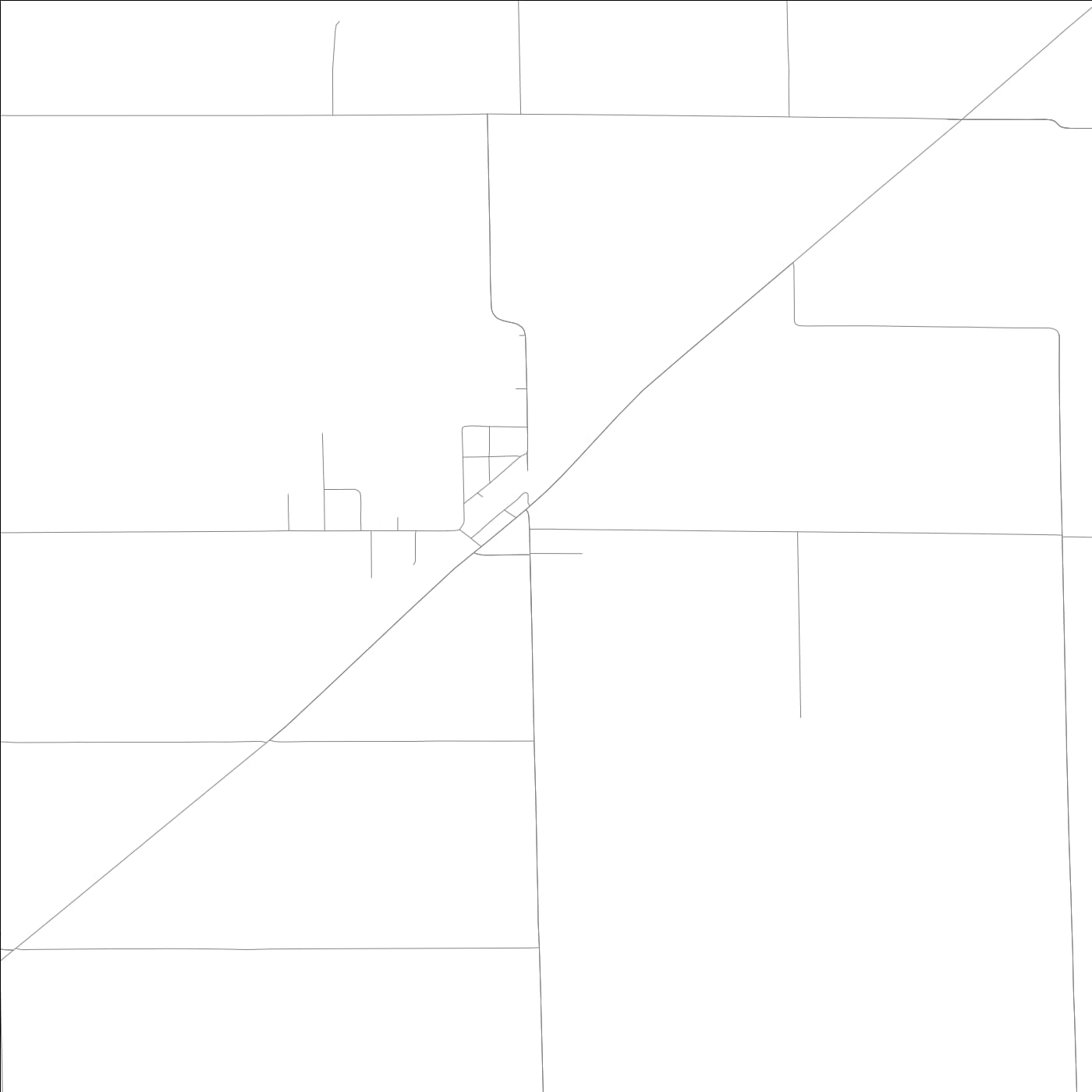 ROAD MAP OF BOODY, ILLINOIS BY MAPBAKES