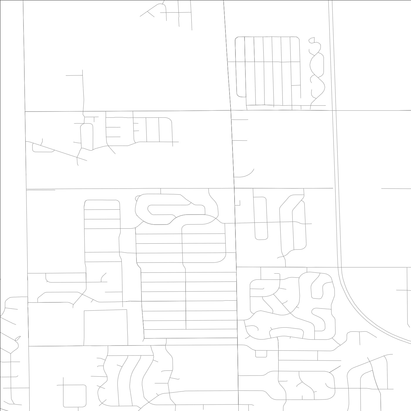 ROAD MAP OF BOURBONNAIS, ILLINOIS BY MAPBAKES