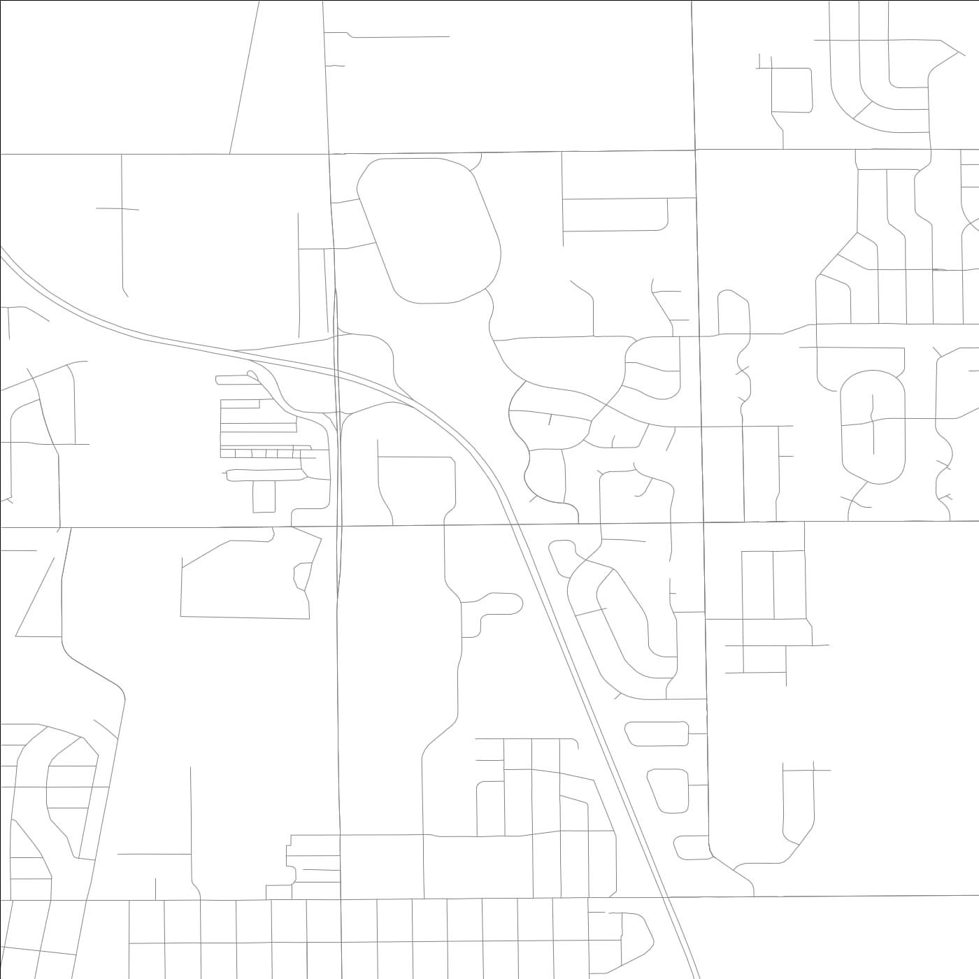 ROAD MAP OF BRADLEY, ILLINOIS BY MAPBAKES