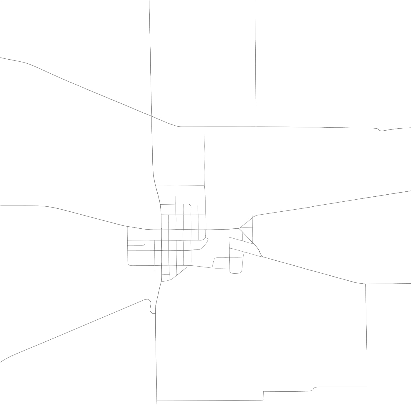 ROAD MAP OF BUDA, ILLINOIS BY MAPBAKES