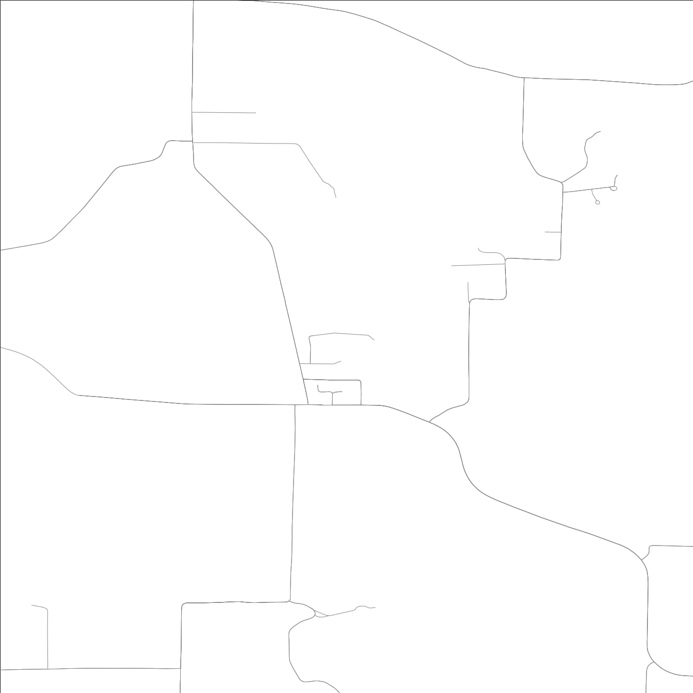 ROAD MAP OF BURTON, ILLINOIS BY MAPBAKES