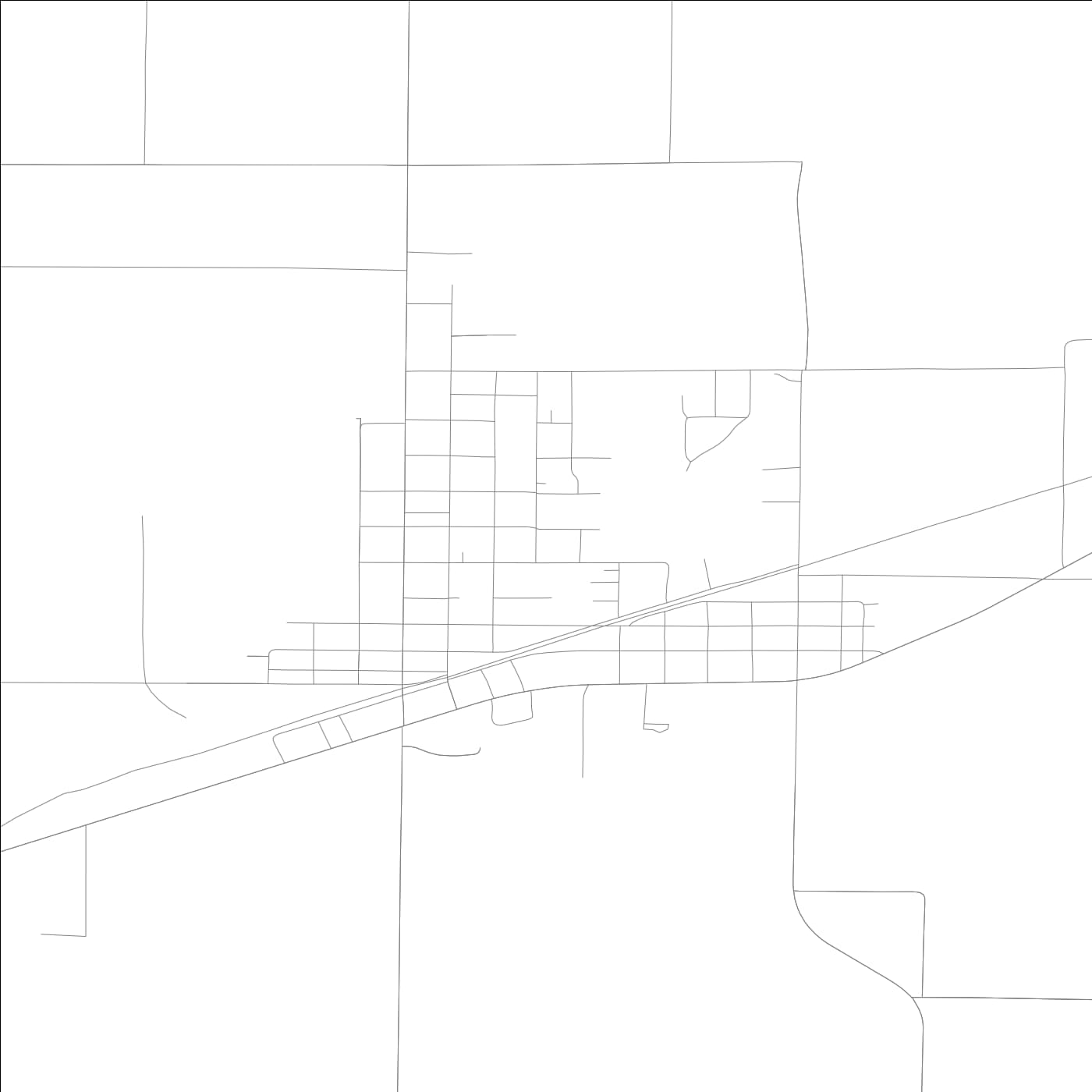 ROAD MAP OF CARRIER MILLS, ILLINOIS BY MAPBAKES