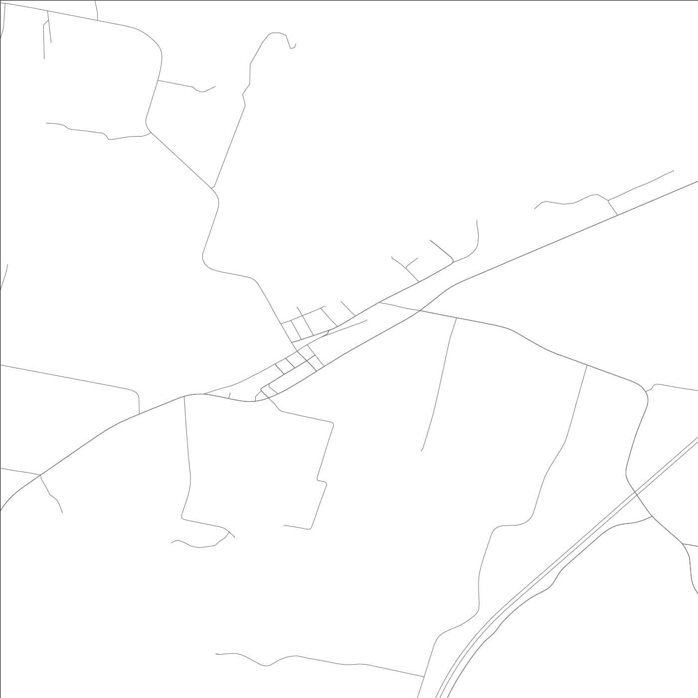 ROAD MAP OF BIG CLIFTY, KENTUCKY BY MAPBAKES