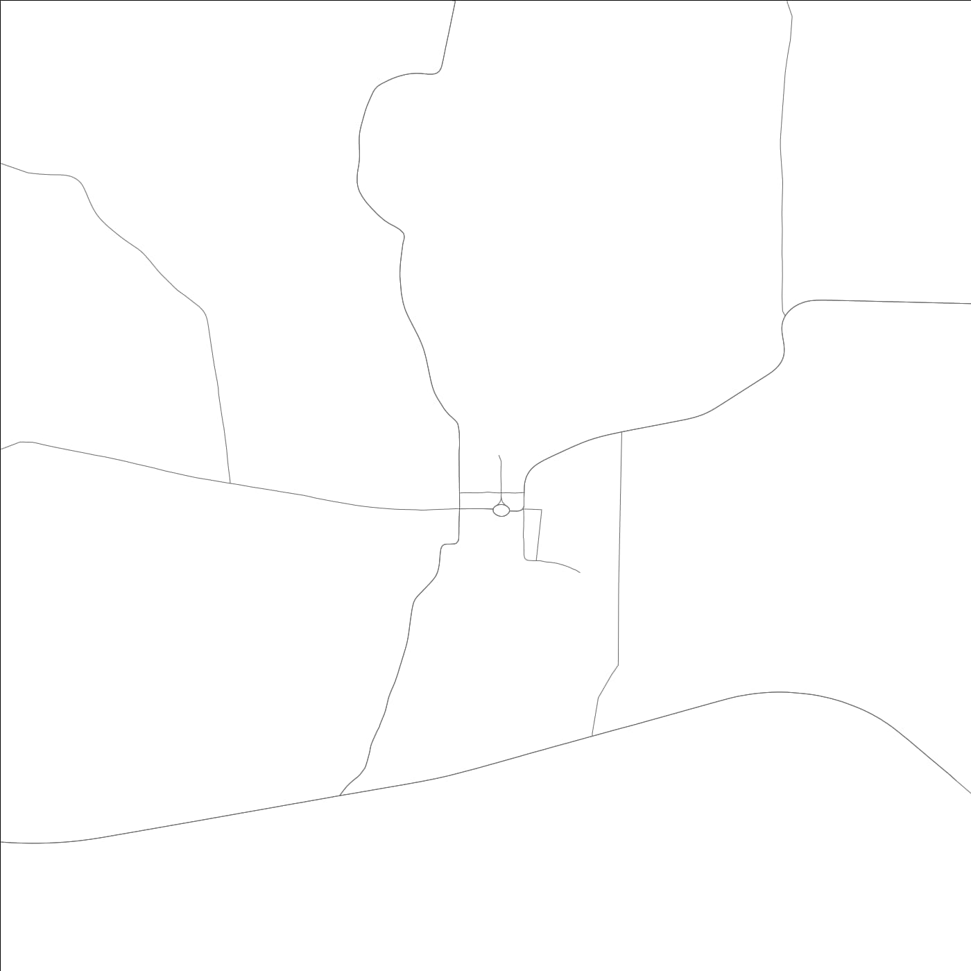 ROAD MAP OF BLANDVILLE, KENTUCKY BY MAPBAKES