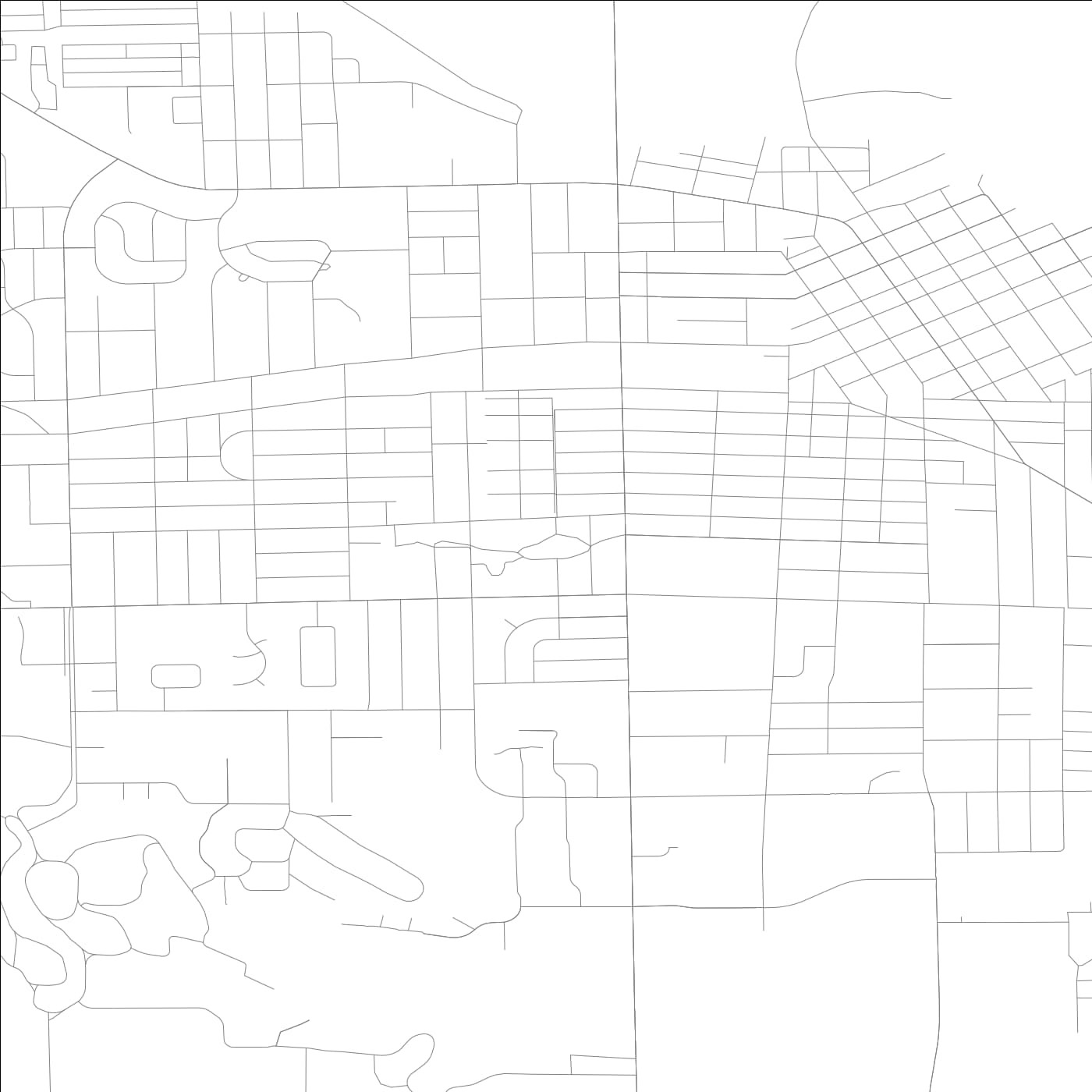 ROAD MAP OF FREEPORT, ILLINOIS BY MAPBAKES