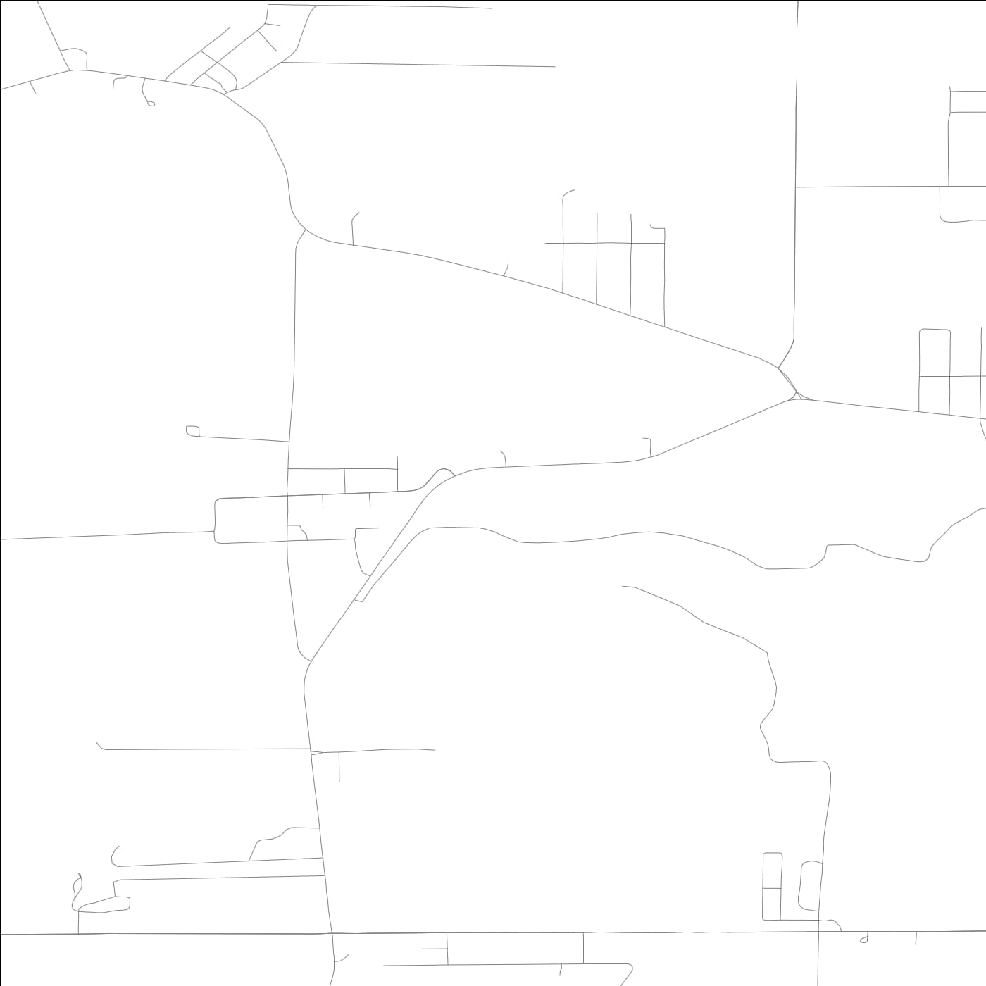 ROAD MAP OF GALT, ILLINOIS BY MAPBAKES