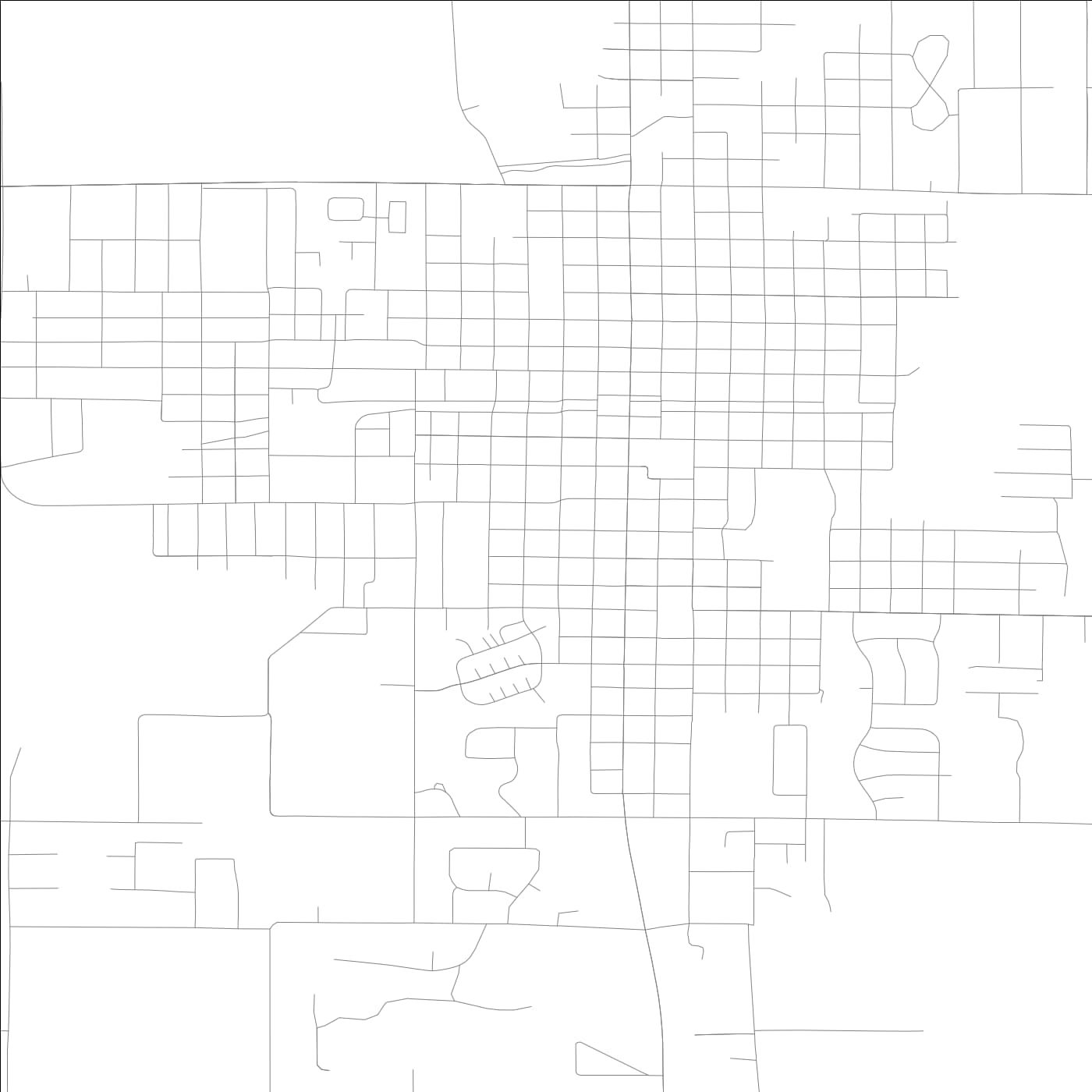 ROAD MAP OF HERRIN, ILLINOIS BY MAPBAKES