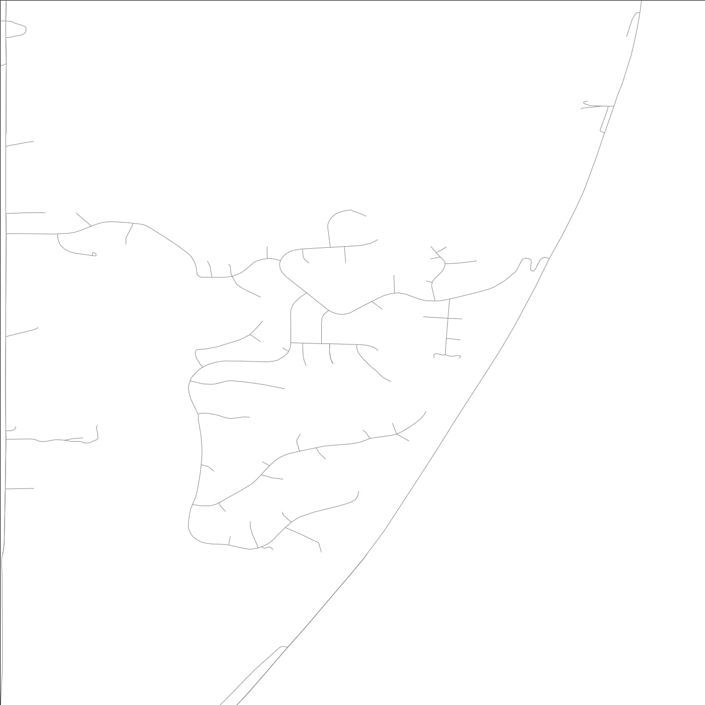 ROAD MAP OF HOPEWELL, ILLINOIS BY MAPBAKES