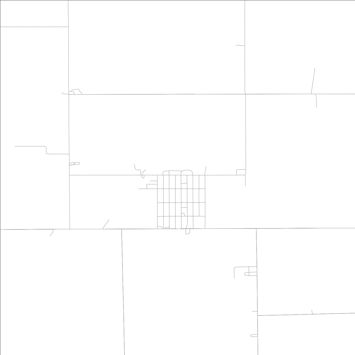 ROAD MAP OF HUME, ILLINOIS BY MAPBAKES