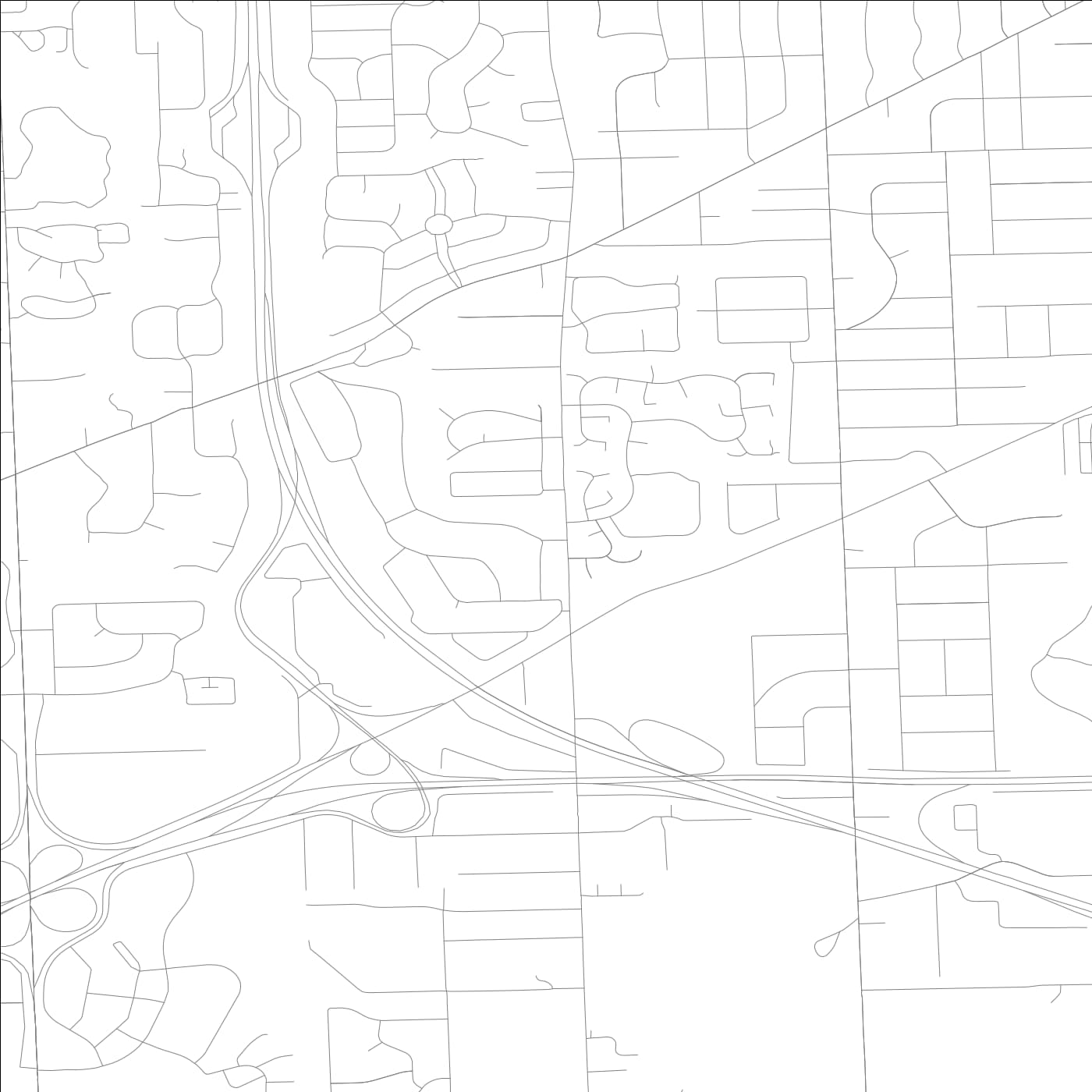 ROAD MAP OF INDIAN HEAD PARK, ILLINOIS BY MAPBAKES