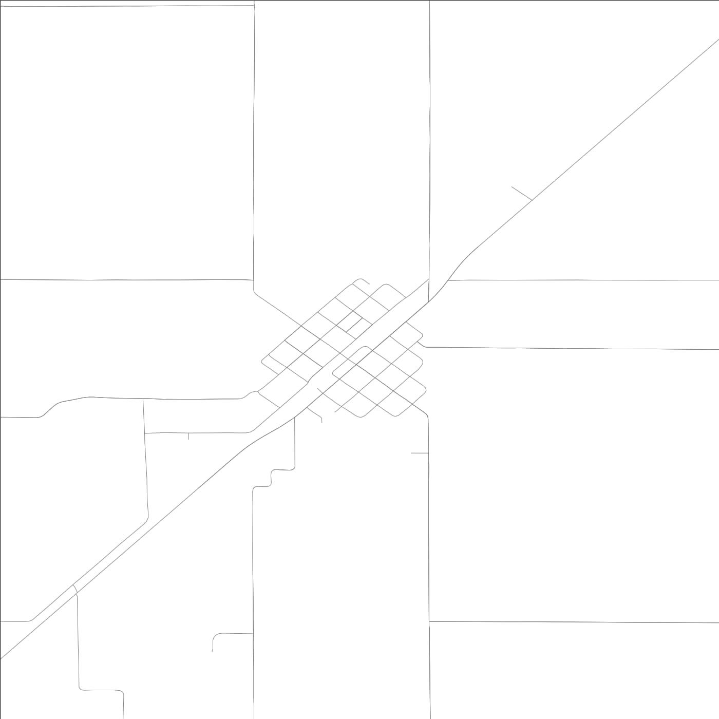 ROAD MAP OF IRVING, ILLINOIS BY MAPBAKES