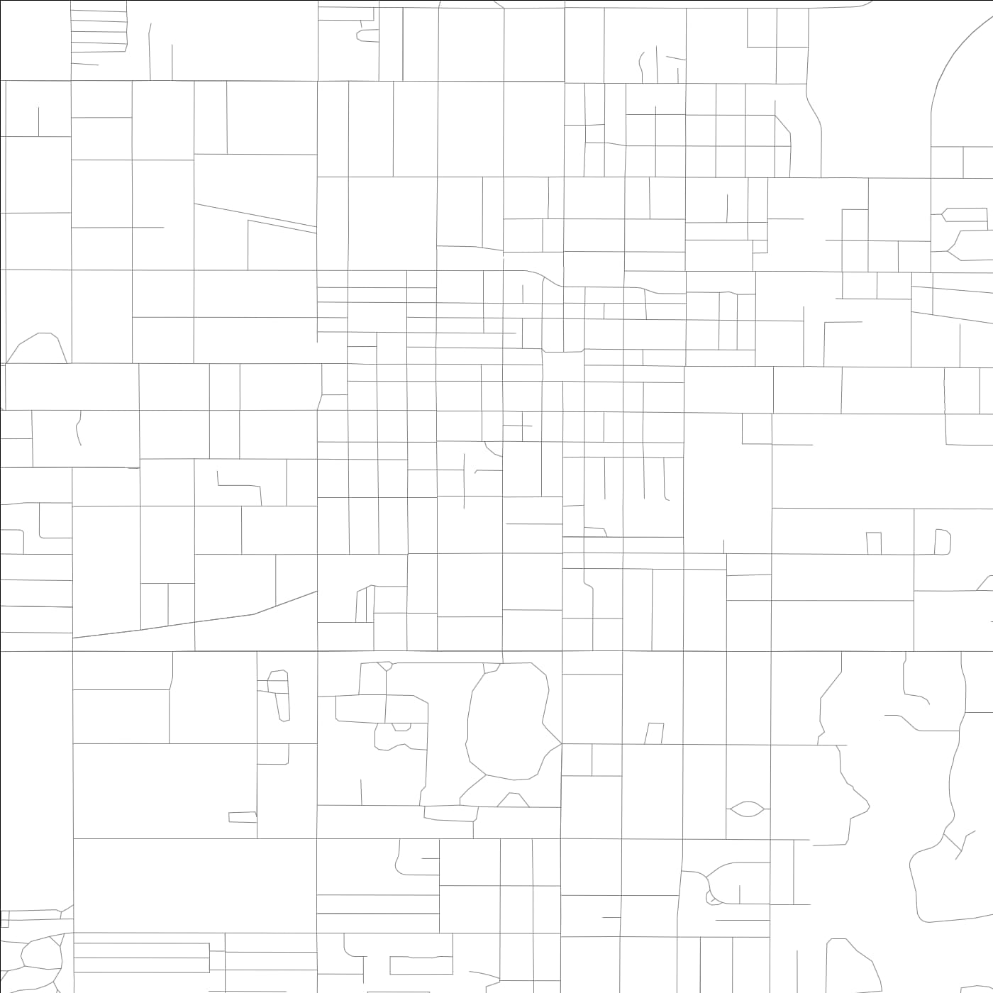 ROAD MAP OF JACKSONVILLE, ILLINOIS BY MAPBAKES