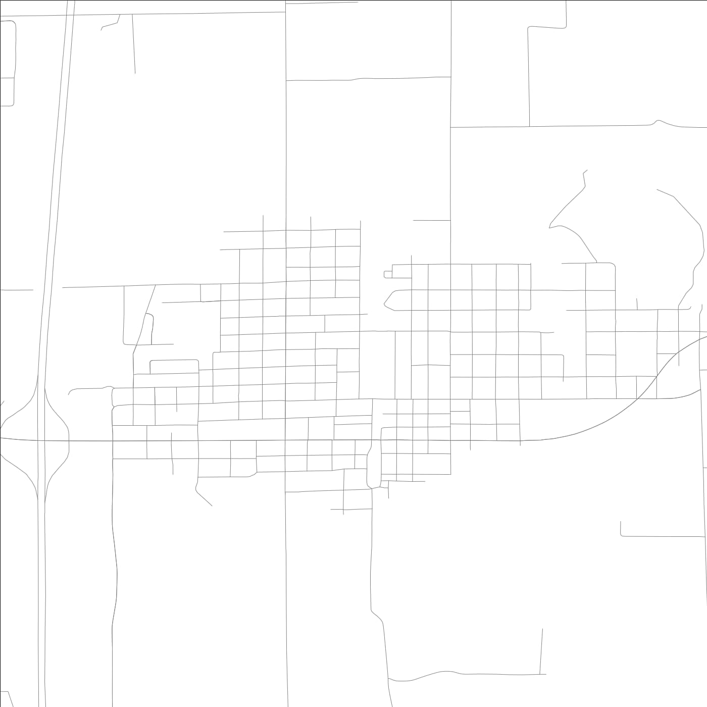 ROAD MAP OF JOHNSTON CITY, ILLINOIS BY MAPBAKES