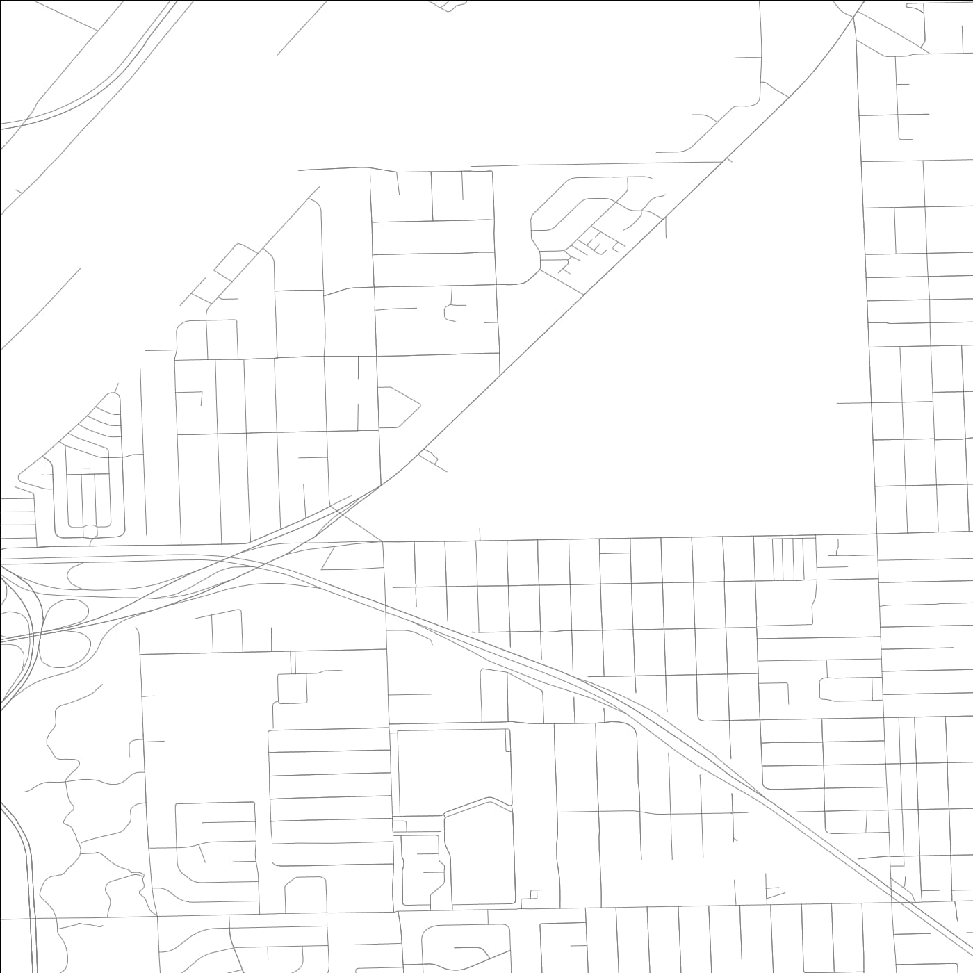 ROAD MAP OF JUSTICE, ILLINOIS BY MAPBAKES
