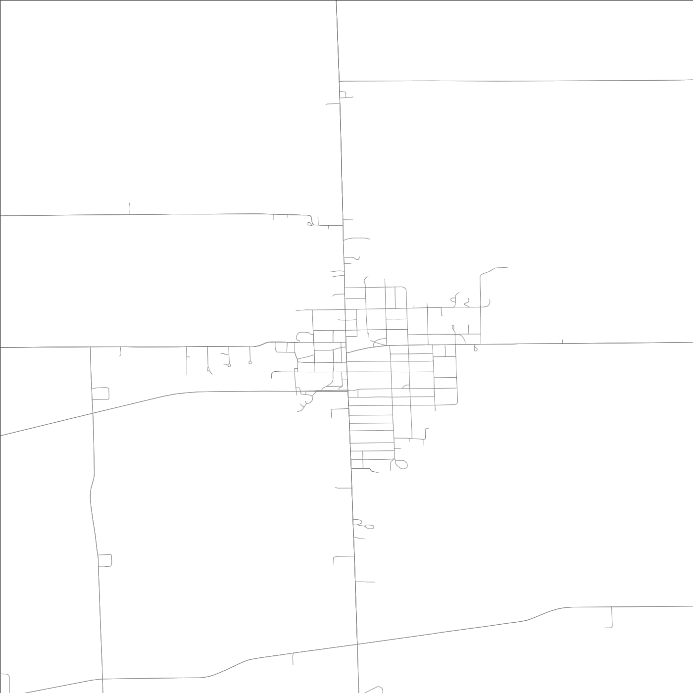 ROAD MAP OF KANSAS, ILLINOIS BY MAPBAKES