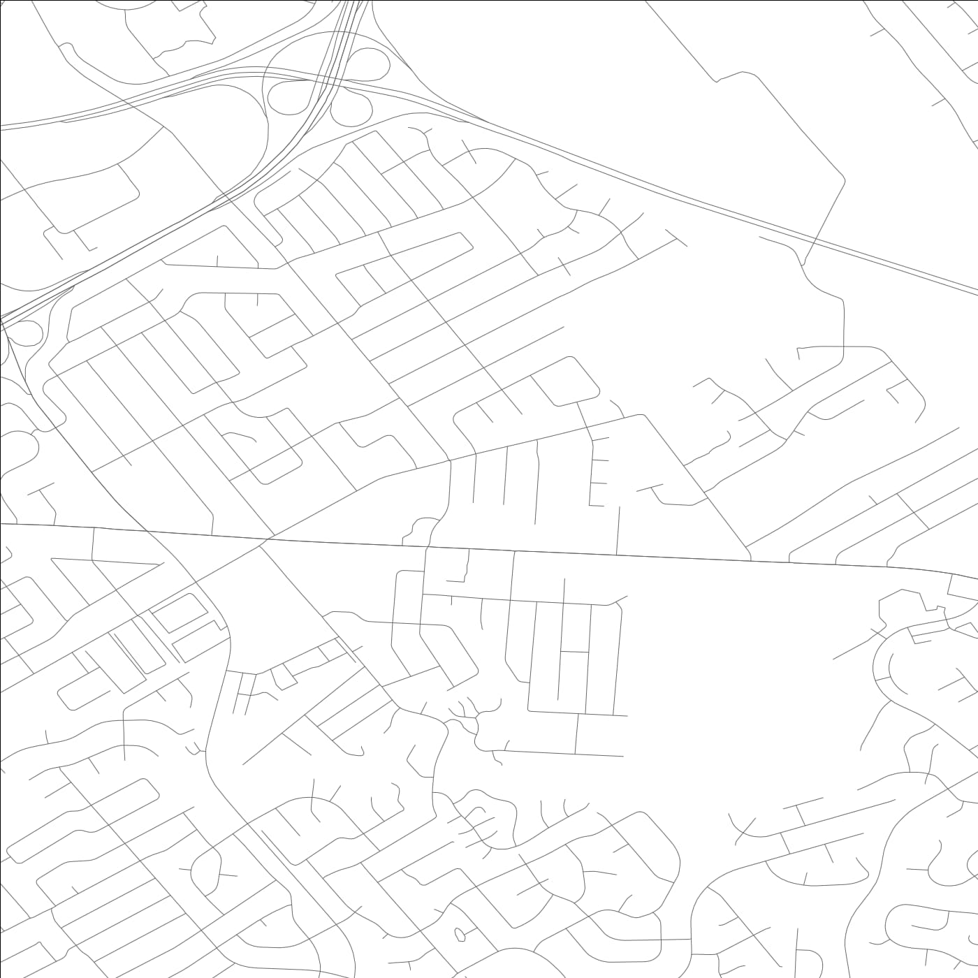 ROAD MAP OF CAMBRIDGE, KENTUCKY BY MAPBAKES