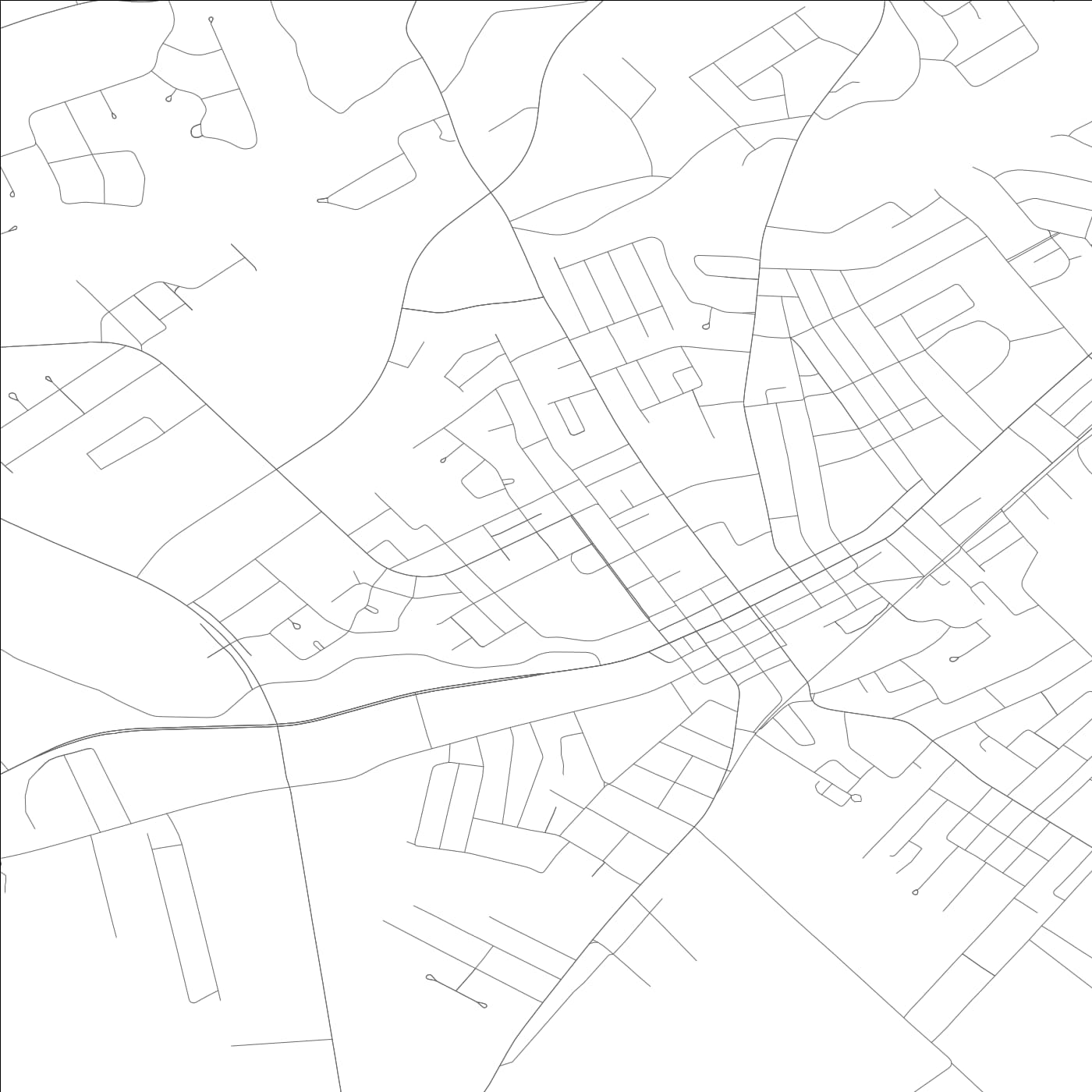 ROAD MAP OF CAMPBELLSVILLE, KENTUCKY BY MAPBAKES