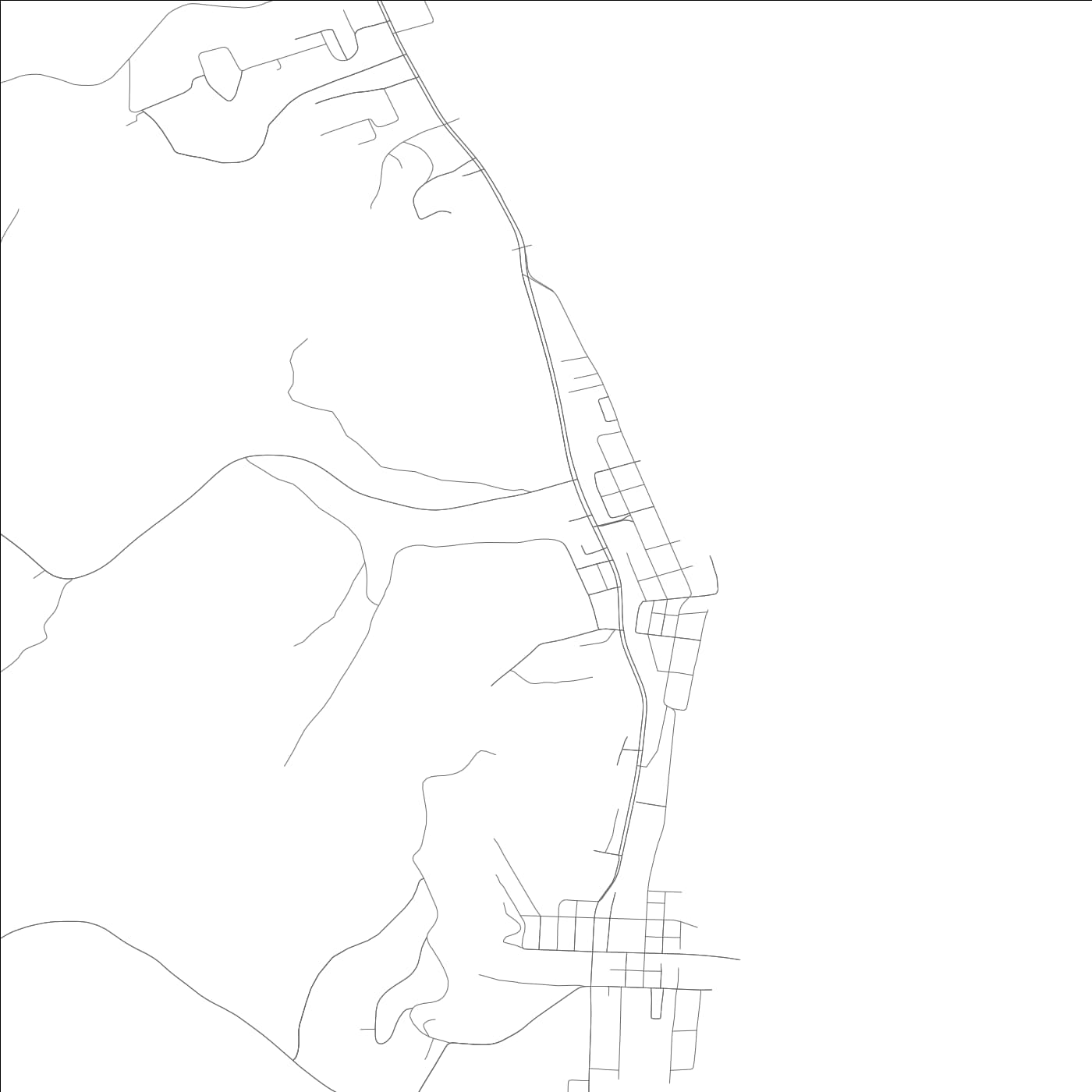 ROAD MAP OF CATLETTSBURG, KENTUCKY BY MAPBAKES