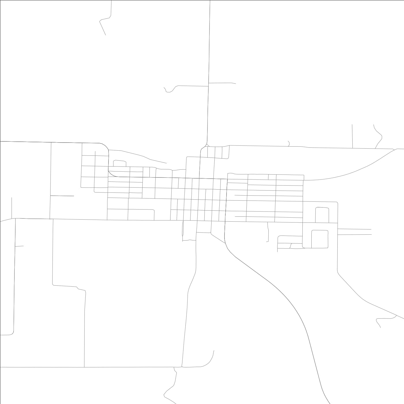 ROAD MAP OF PALESTINE, ILLINOIS BY MAPBAKES