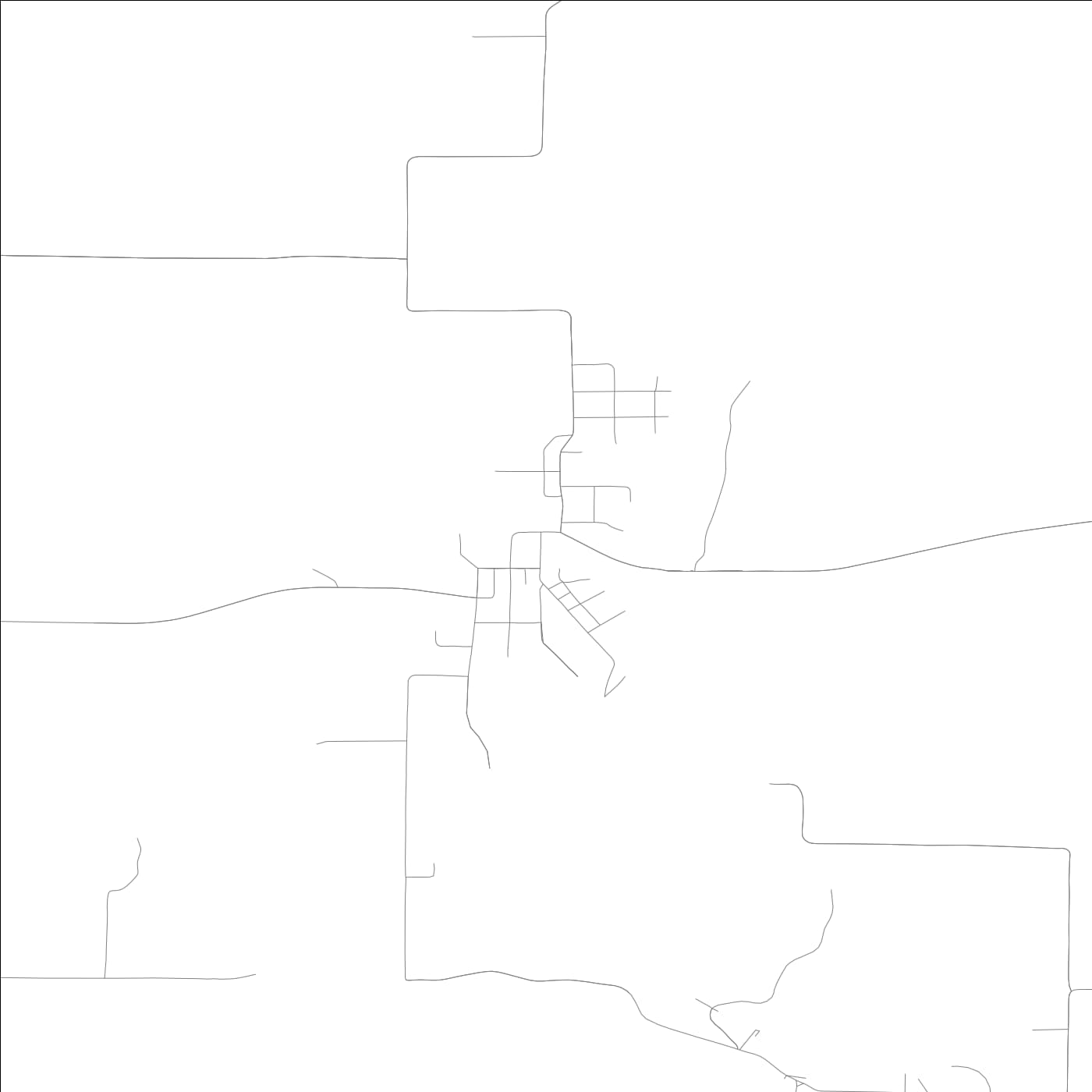 ROAD MAP OF PANAMA, ILLINOIS BY MAPBAKES
