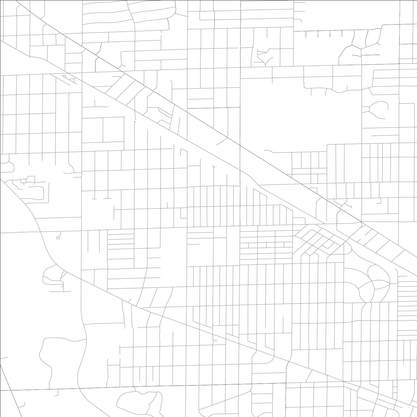 ROAD MAP OF PARK RIDGE, ILLINOIS BY MAPBAKES