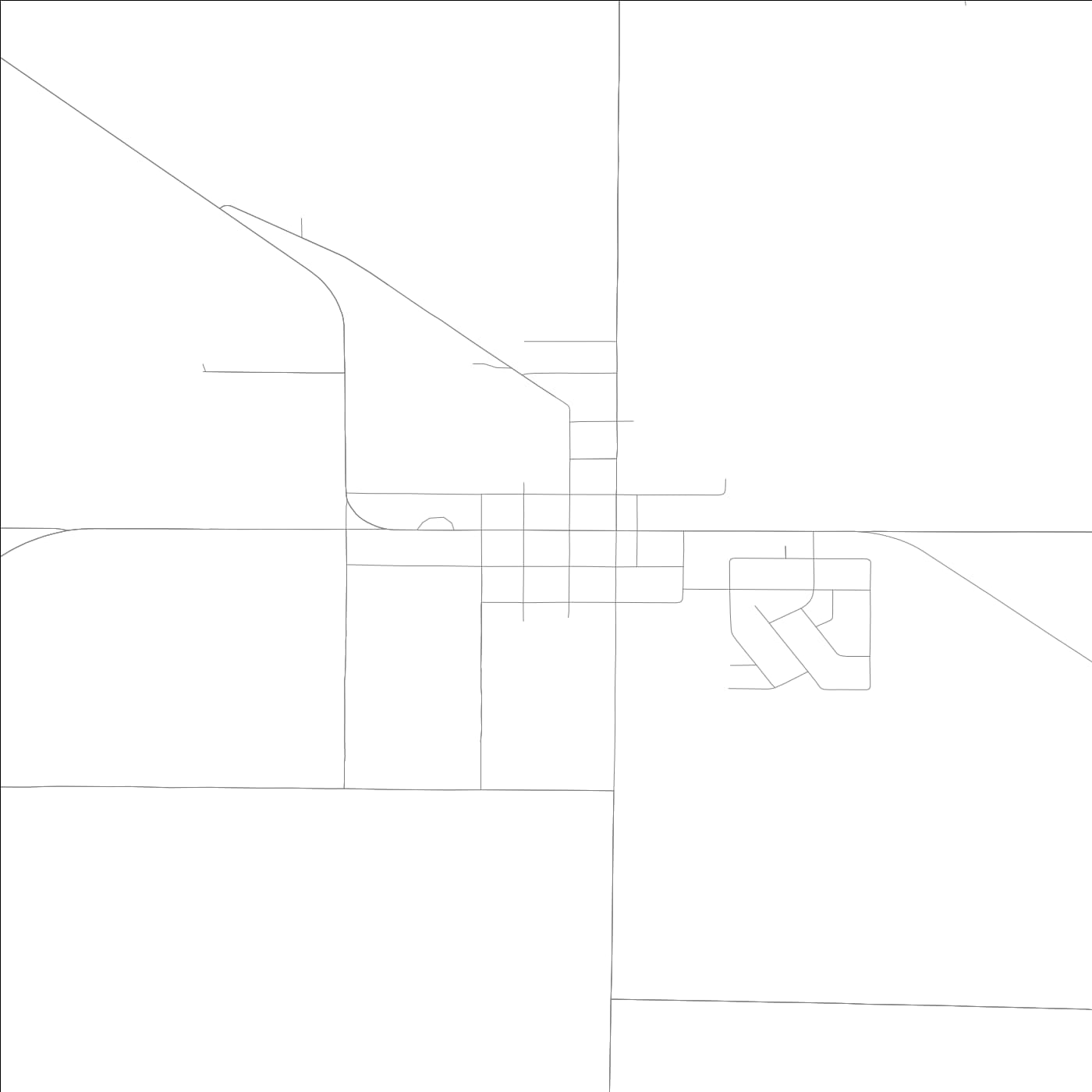 ROAD MAP OF PAYSON, ILLINOIS BY MAPBAKES