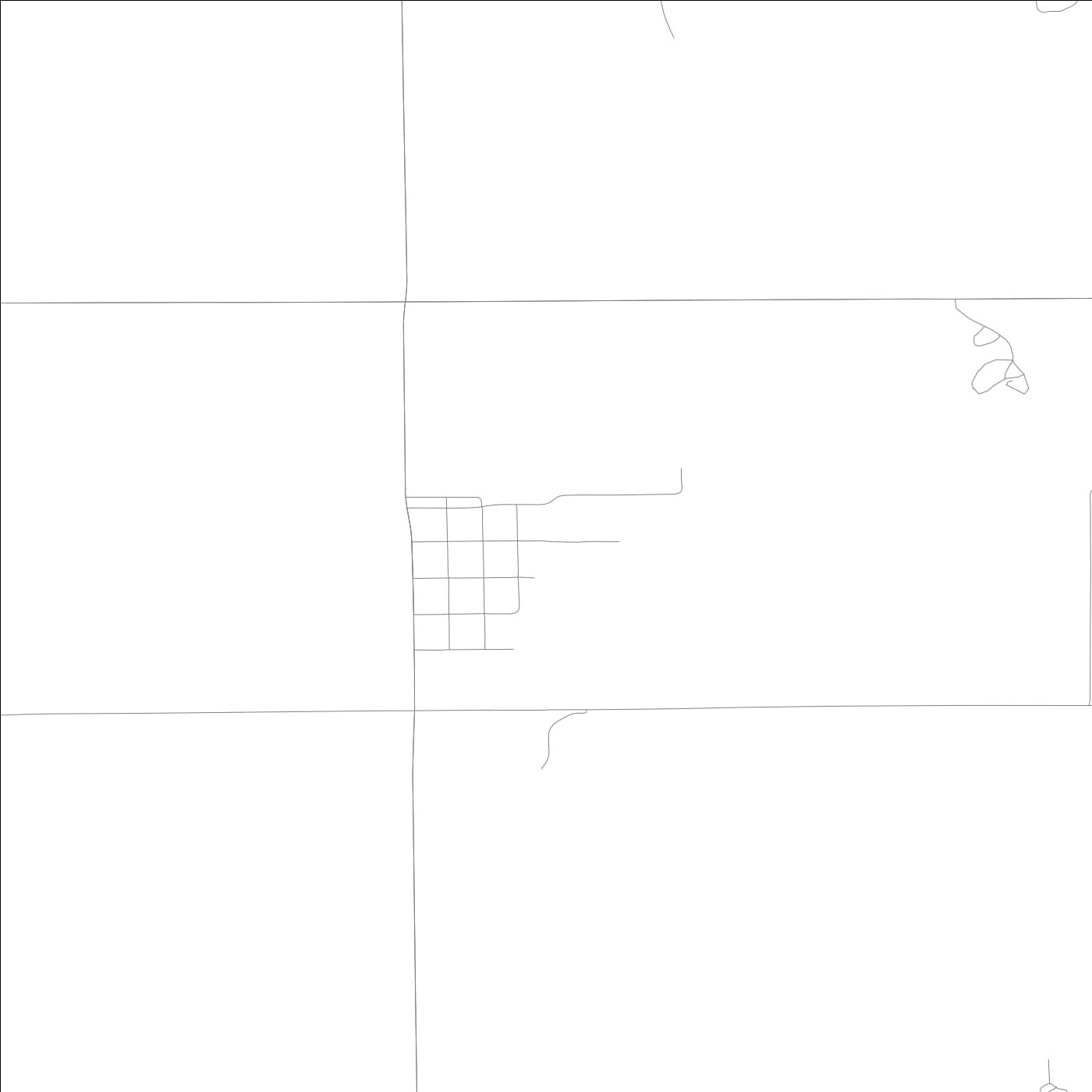 ROAD MAP OF PENFIELD, ILLINOIS BY MAPBAKES