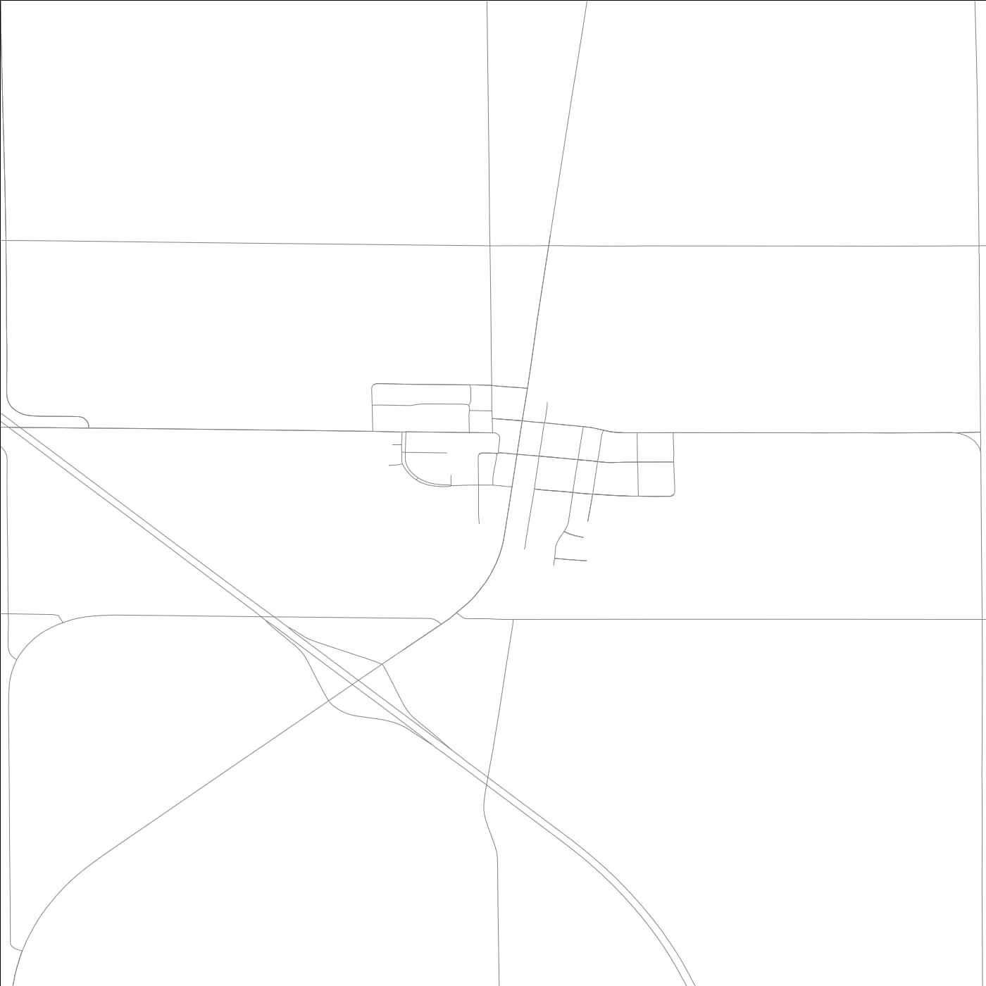 ROAD MAP OF PESOTUM, ILLINOIS BY MAPBAKES