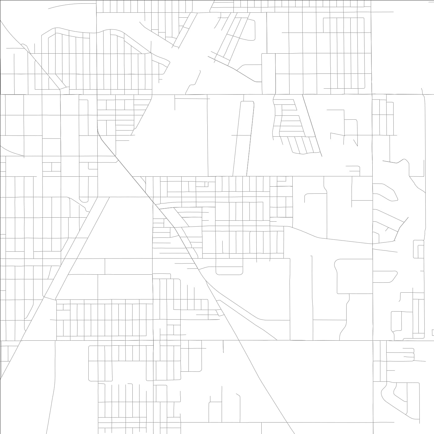 ROAD MAP OF PHOENIX, ILLINOIS BY MAPBAKES
