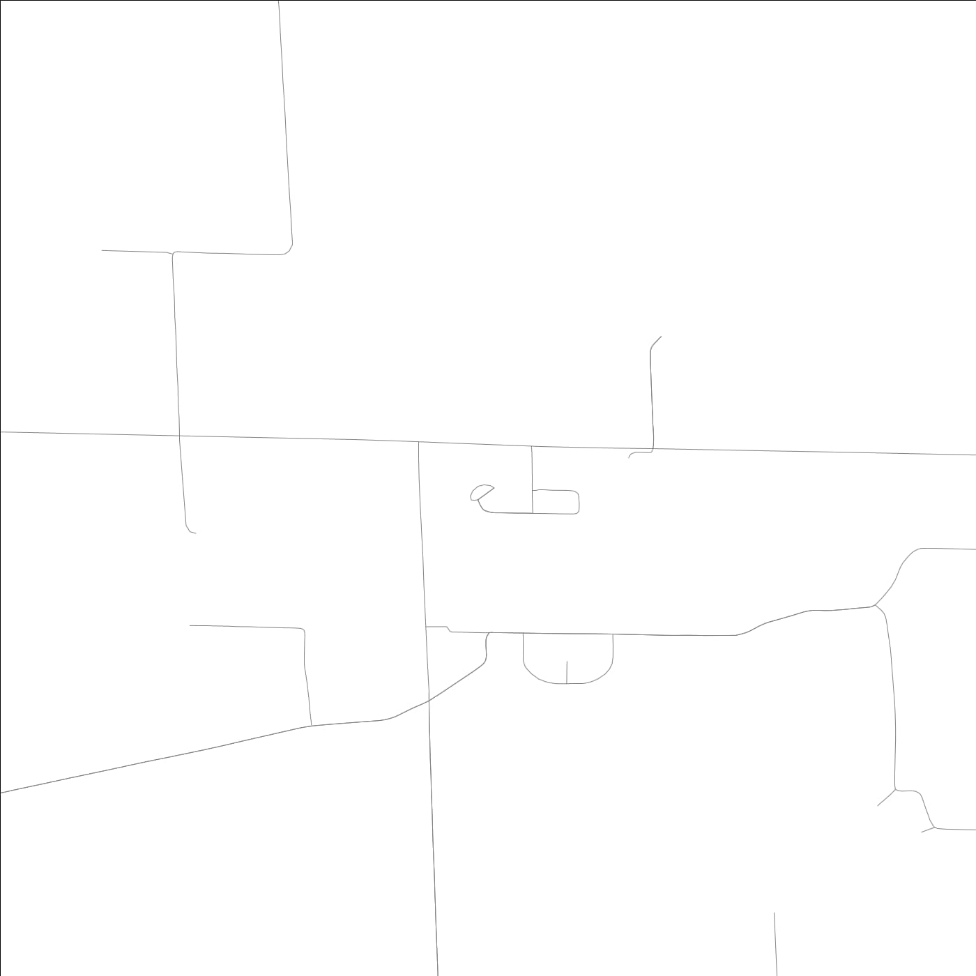 ROAD MAP OF PIERRON, ILLINOIS BY MAPBAKES