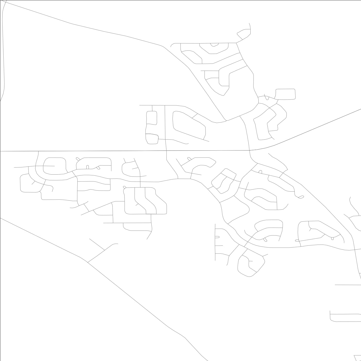 ROAD MAP OF PINGREE GROVE, ILLINOIS BY MAPBAKES