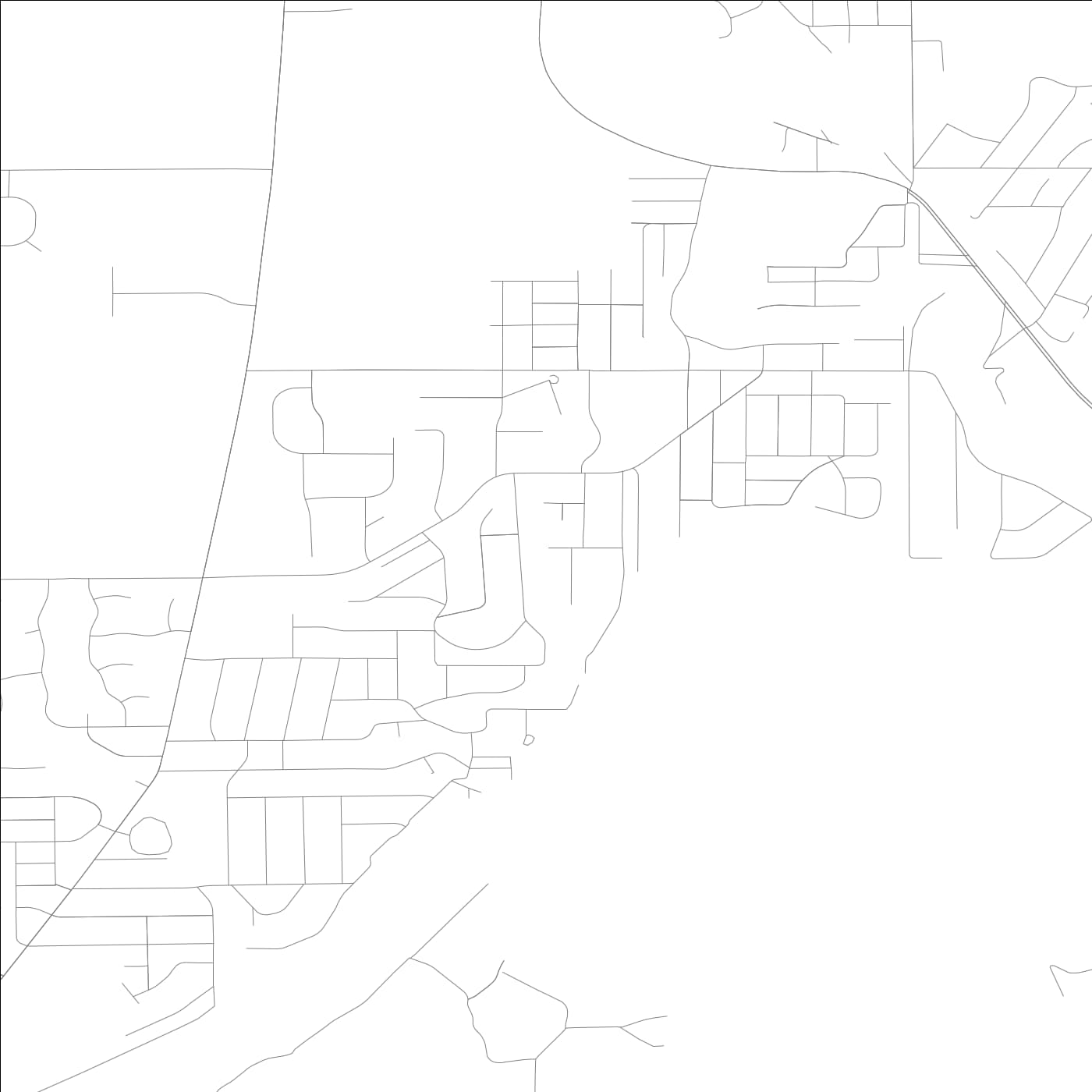 ROAD MAP OF PISTAKEE HIGHLANDS, ILLINOIS BY MAPBAKES