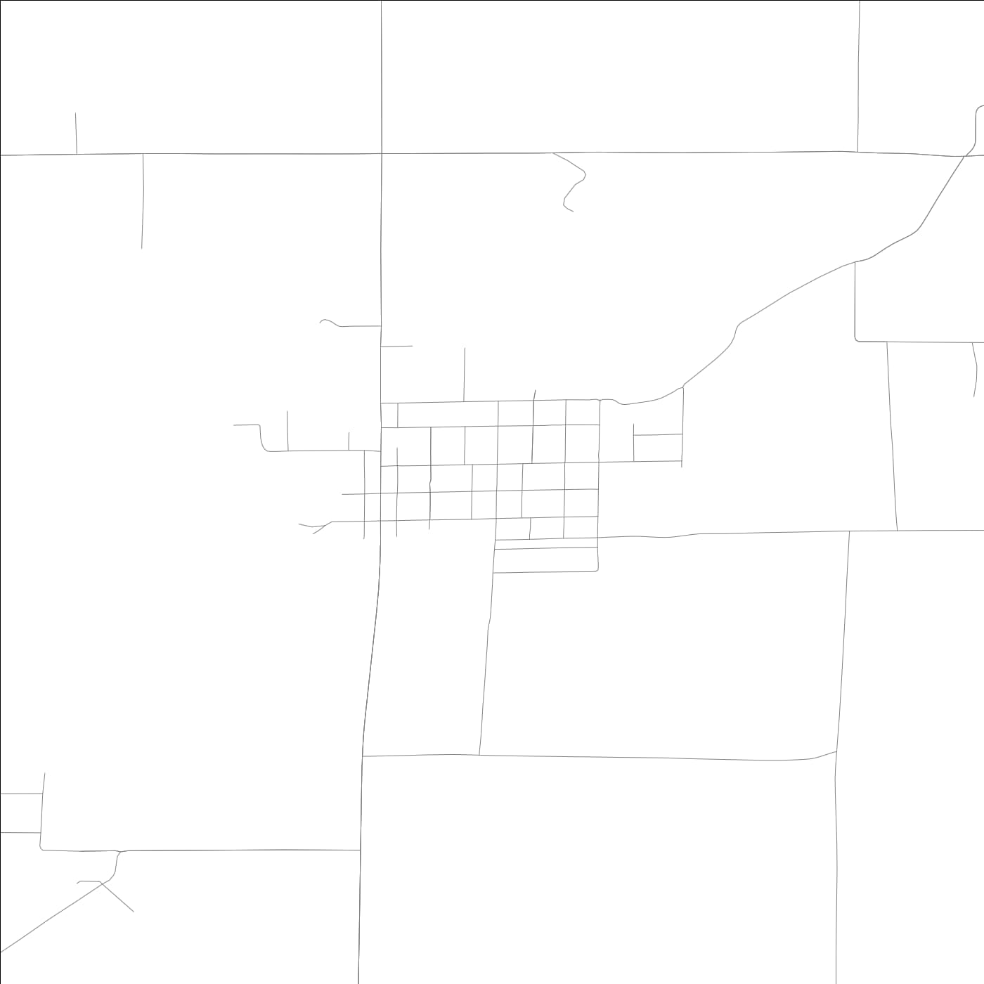 ROAD MAP OF PITTSBURG, ILLINOIS BY MAPBAKES