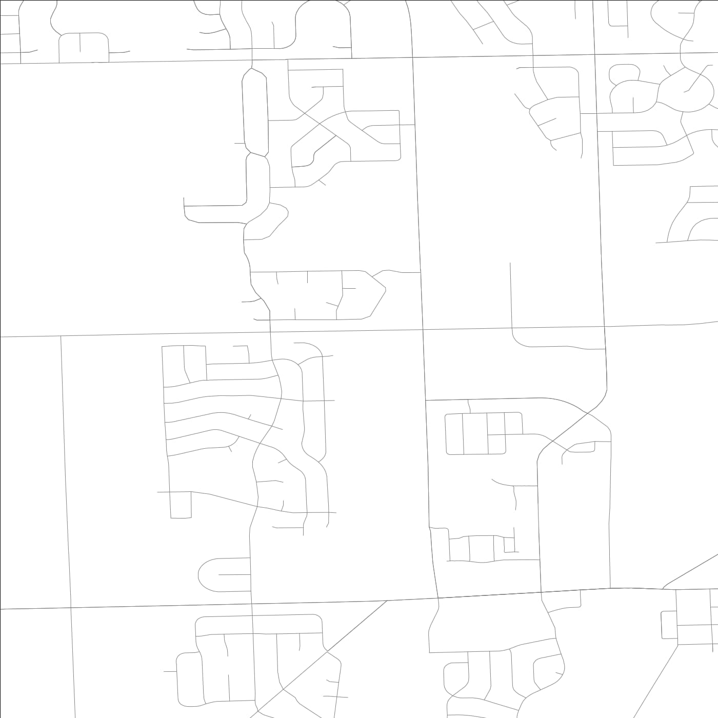 ROAD MAP OF PLAINFIELD, ILLINOIS BY MAPBAKES