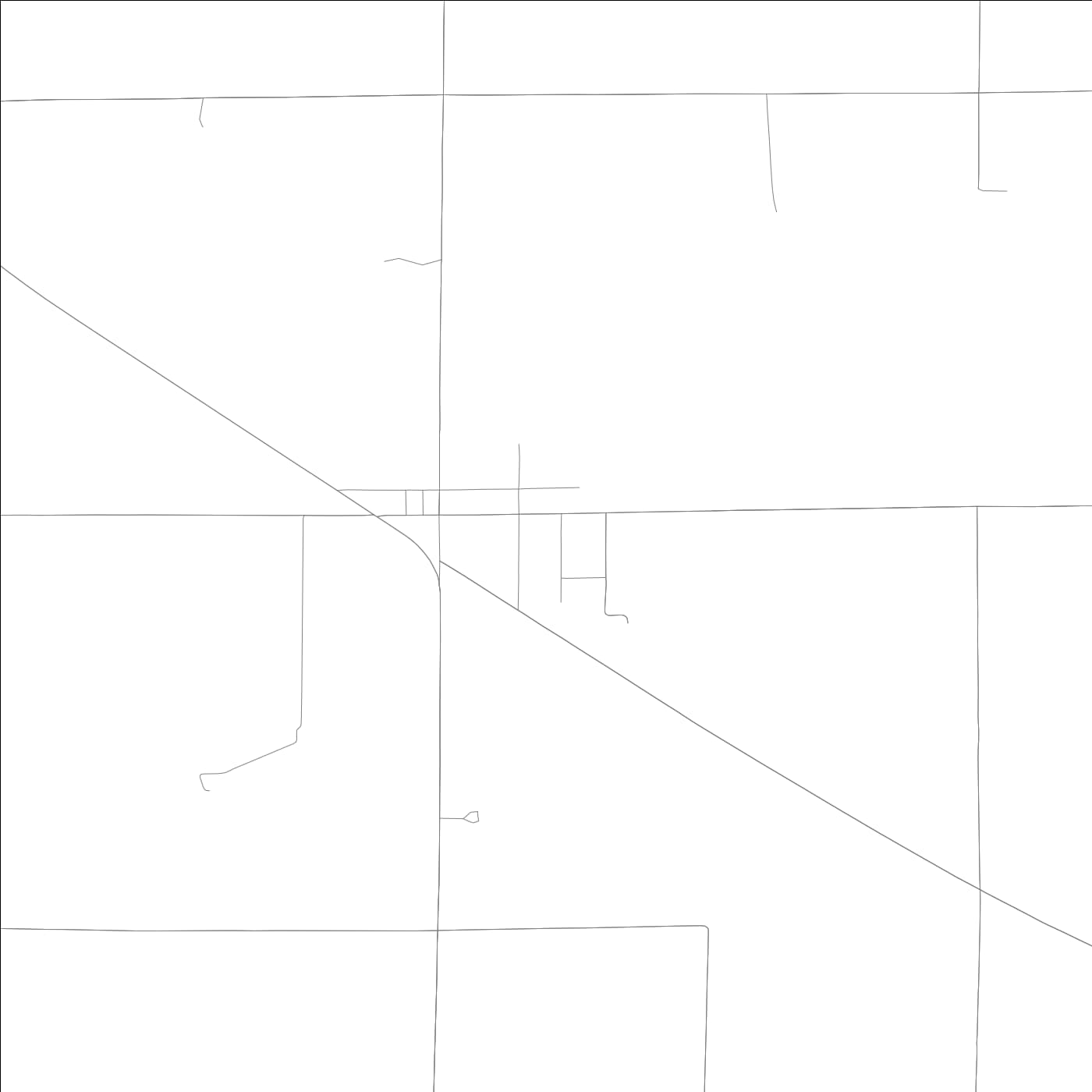 ROAD MAP OF PLAINVILLE, ILLINOIS BY MAPBAKES