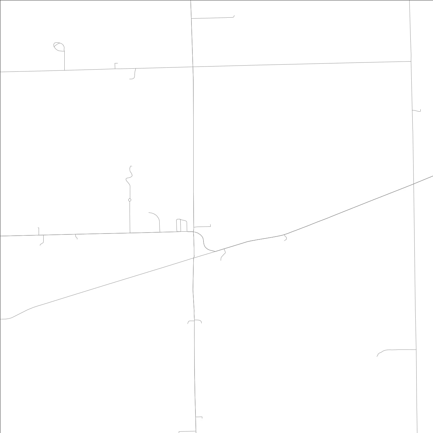 ROAD MAP OF PLATTVILLE, ILLINOIS BY MAPBAKES