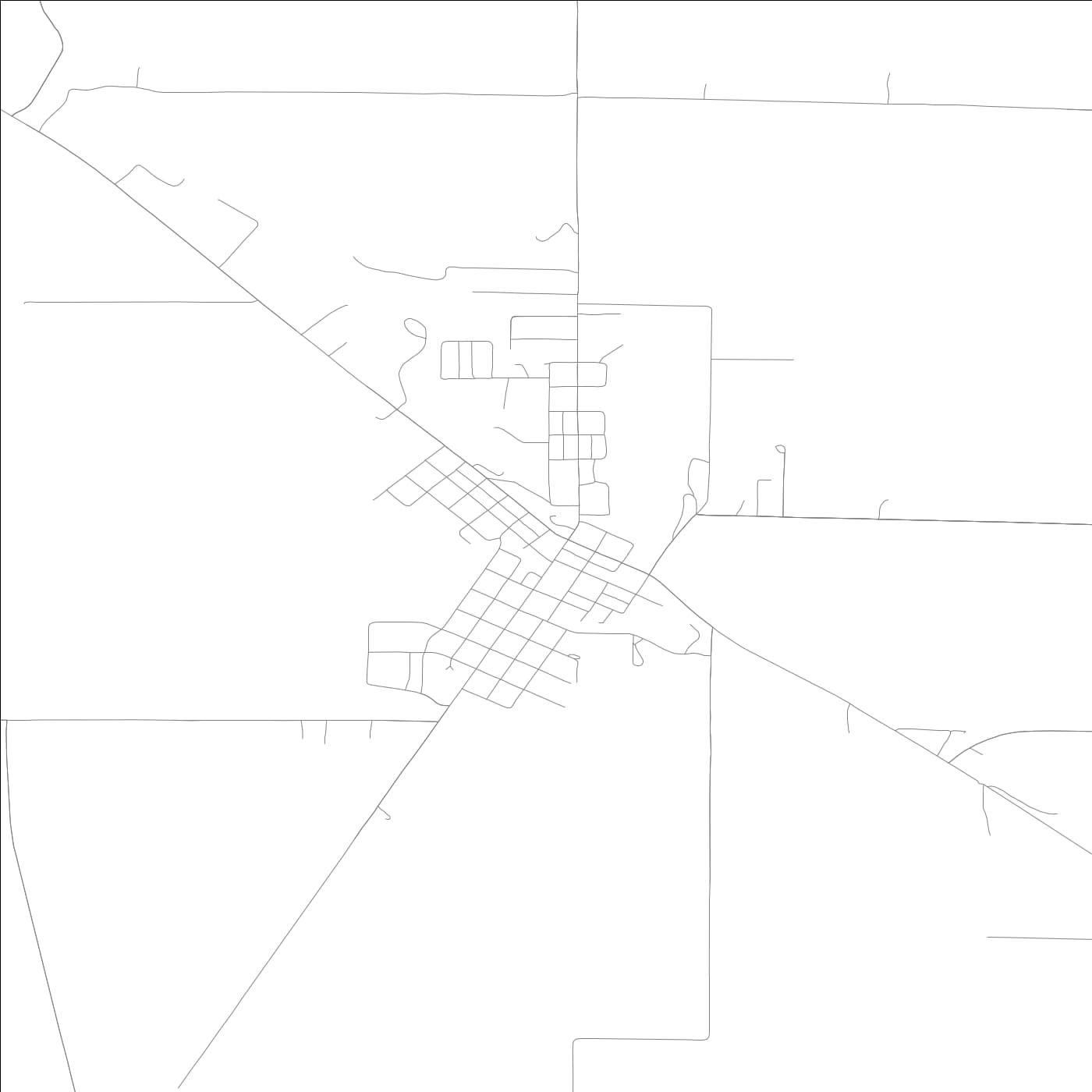 ROAD MAP OF PLEASANT HILL, ILLINOIS BY MAPBAKES