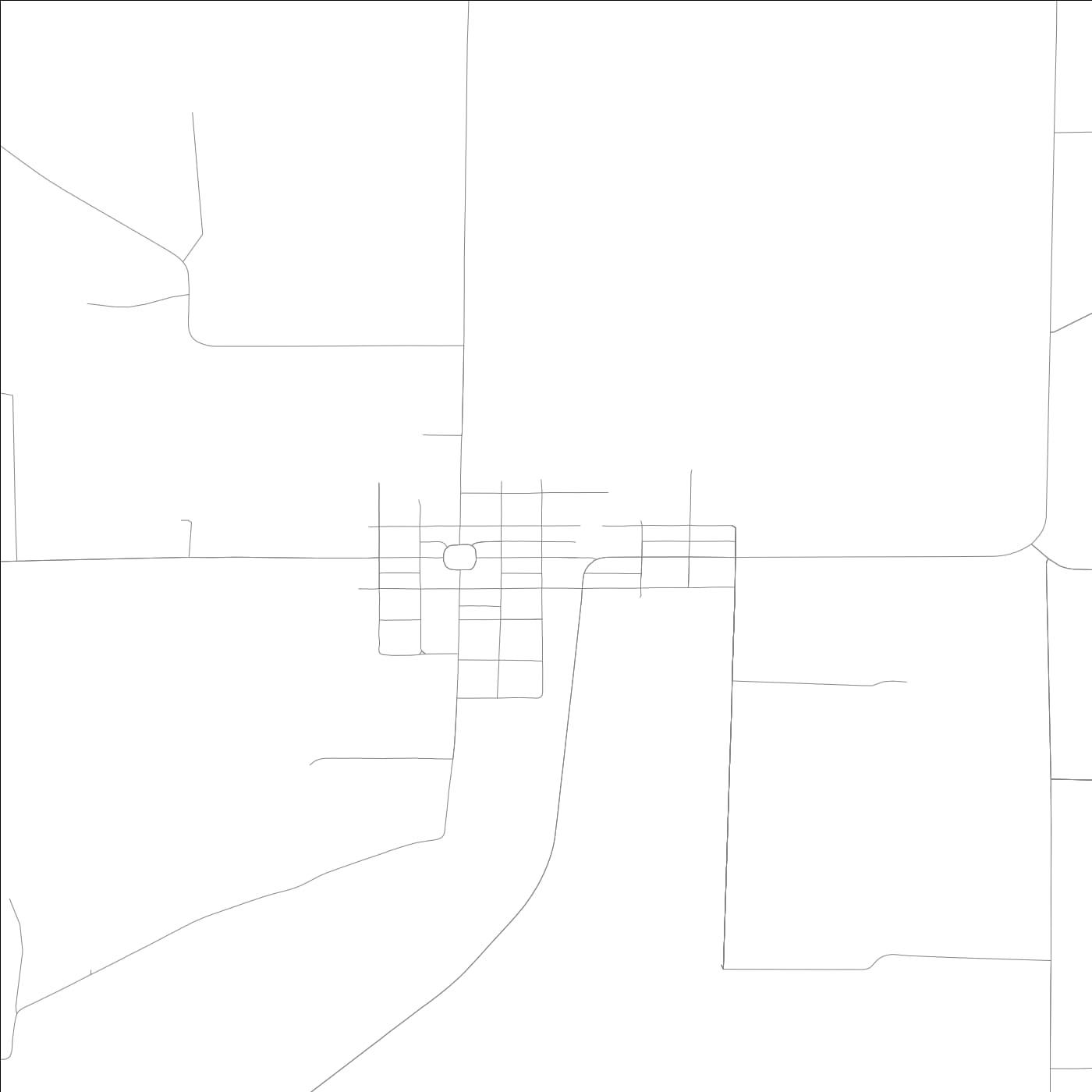 ROAD MAP OF PLYMOUTH, ILLINOIS BY MAPBAKES