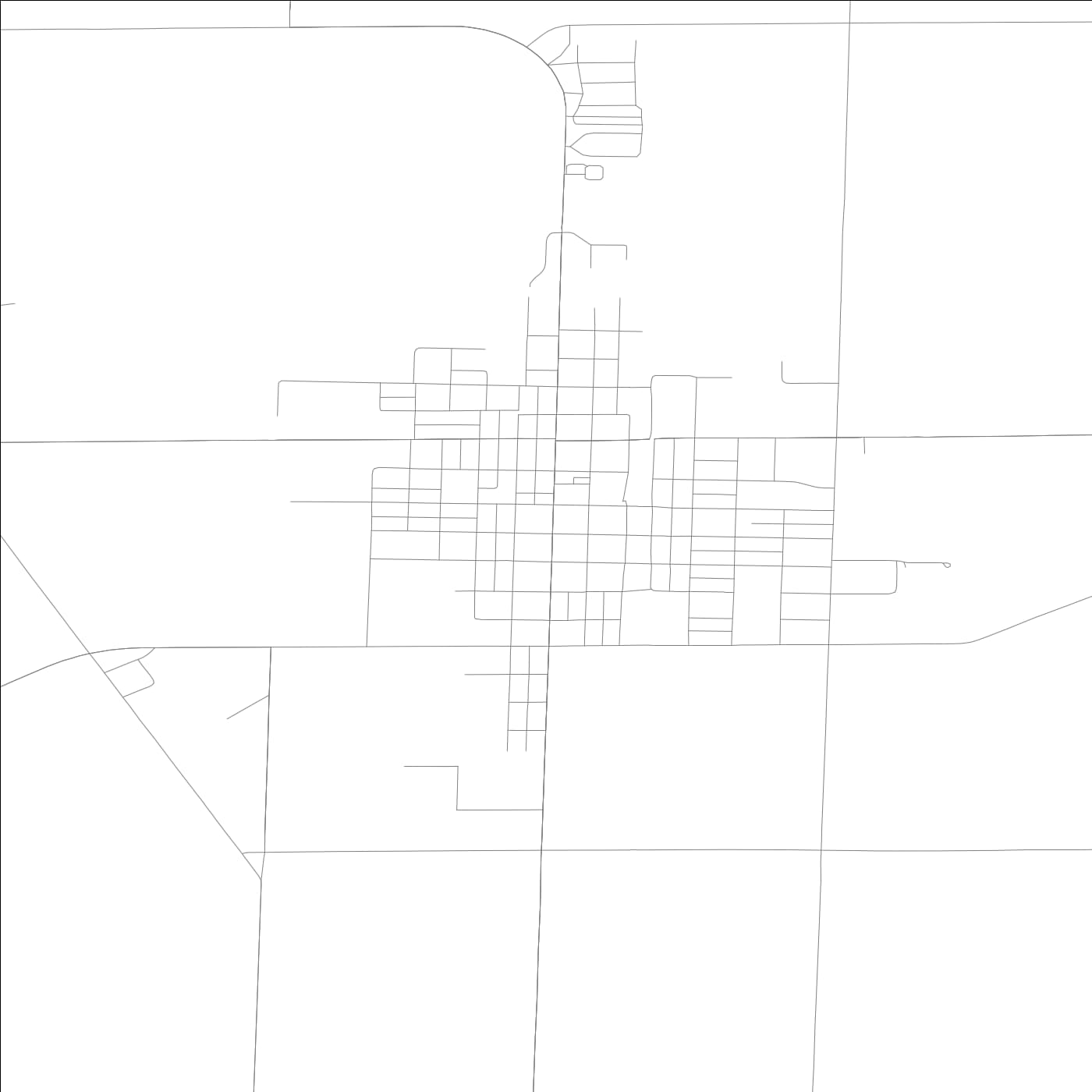 ROAD MAP OF POLO, ILLINOIS BY MAPBAKES