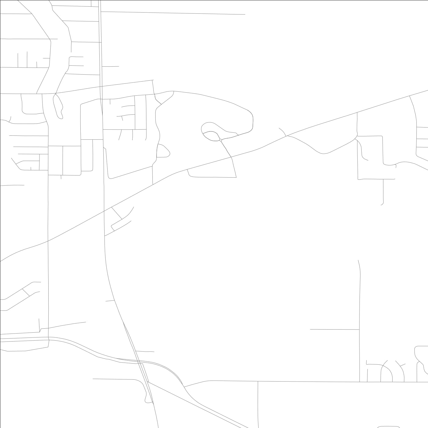 ROAD MAP OF PONTOON BEACH, ILLINOIS BY MAPBAKES