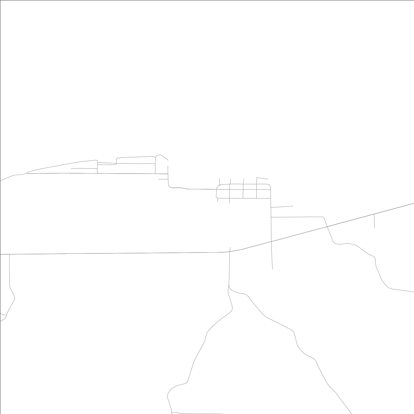 ROAD MAP OF PONTOOSUC, ILLINOIS BY MAPBAKES